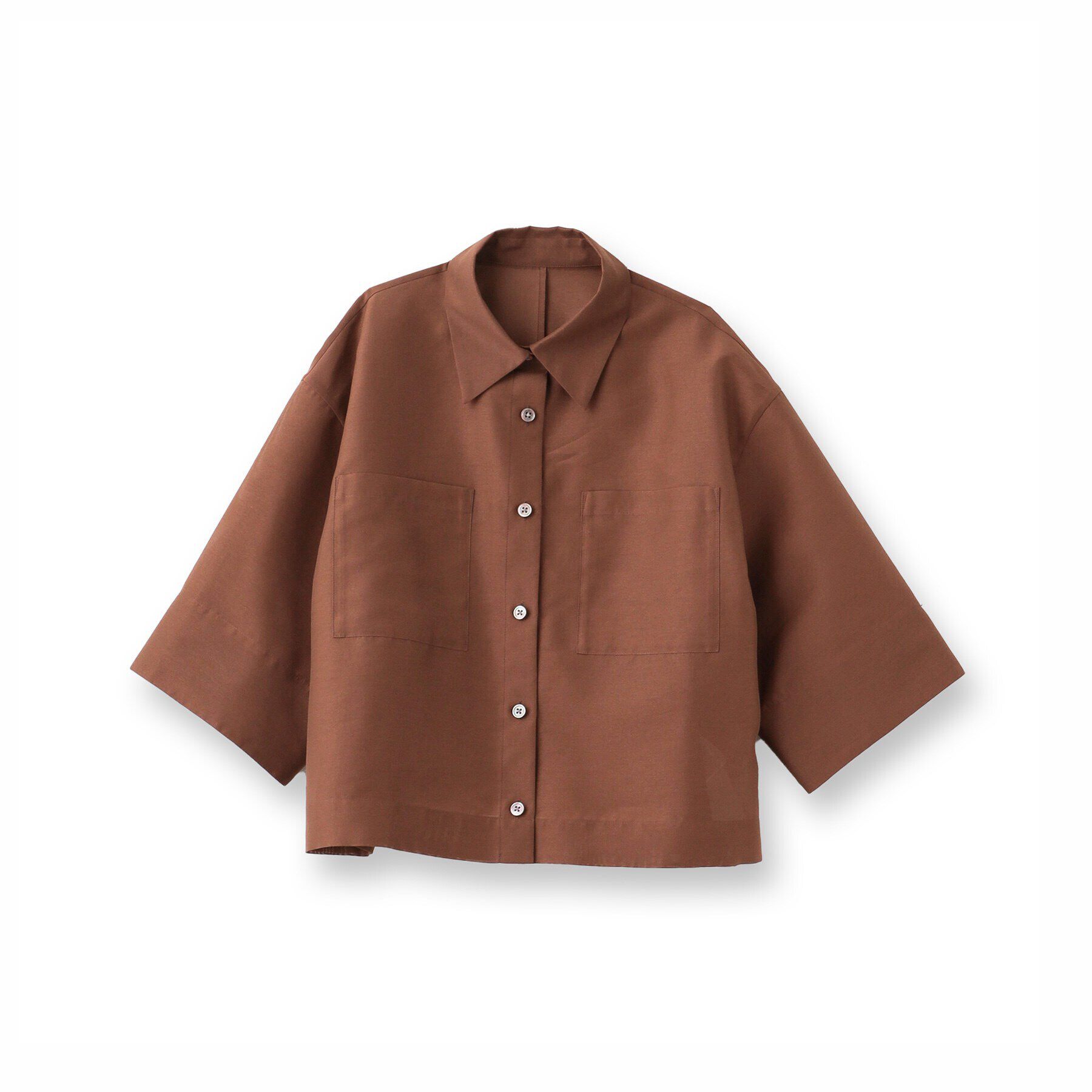 UNTITLED「【セットアップ可能】オーガンジーボクシーシャツ」|シャツ・ブラウス|