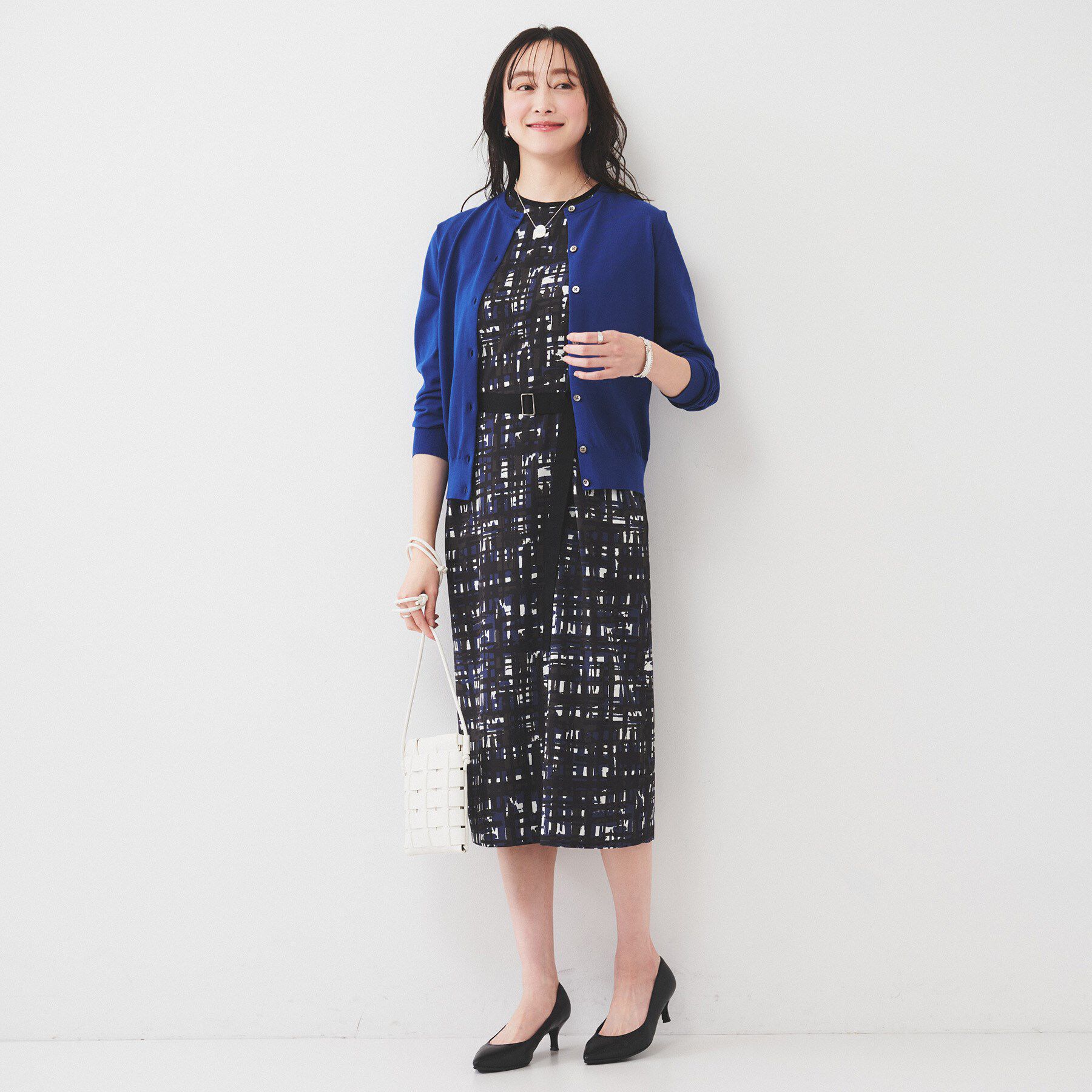 UNTITLED「【11色展開/コットン100/アンサンブル可能】クルーカーディガン」|カーディガン|