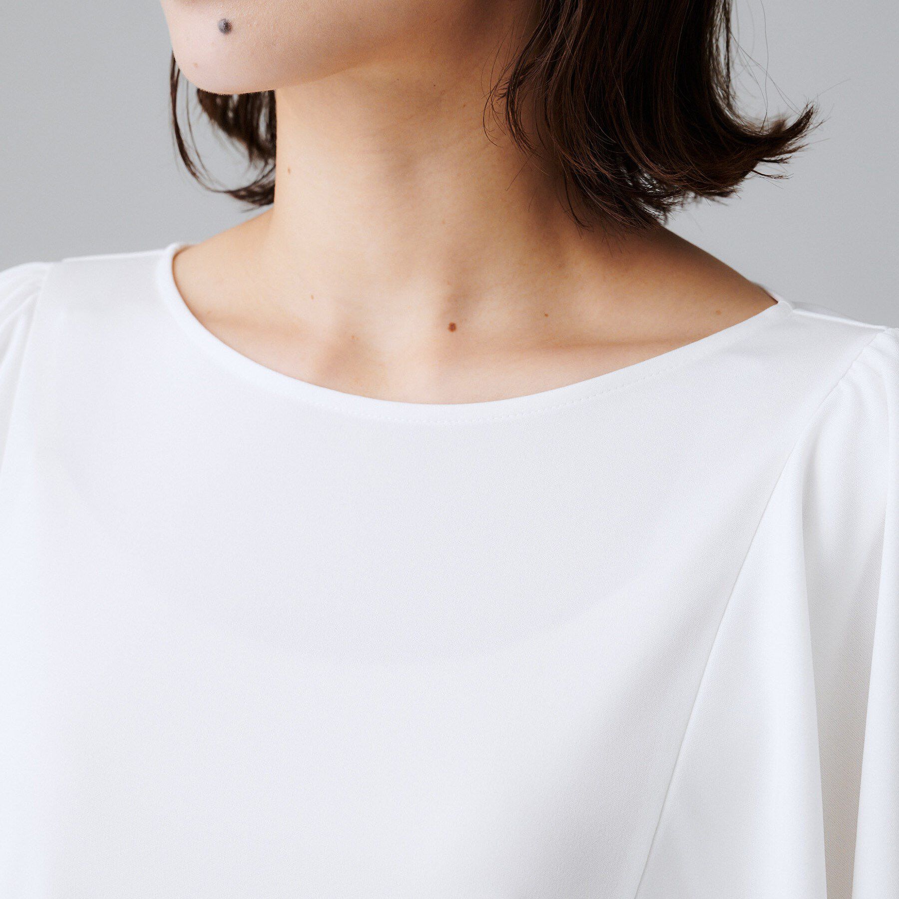 UNTITLED「【きれいめ／接触冷感／日本製】ハンカチスリーブプルオーバー」|Tシャツ・カットソー|