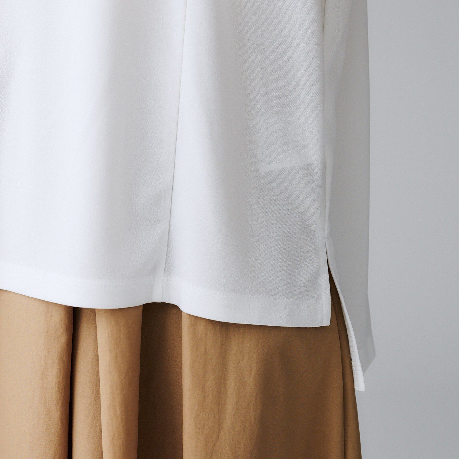 UNTITLED「【きれいめ／接触冷感／日本製】ハンカチスリーブプルオーバー」|Tシャツ・カットソー|