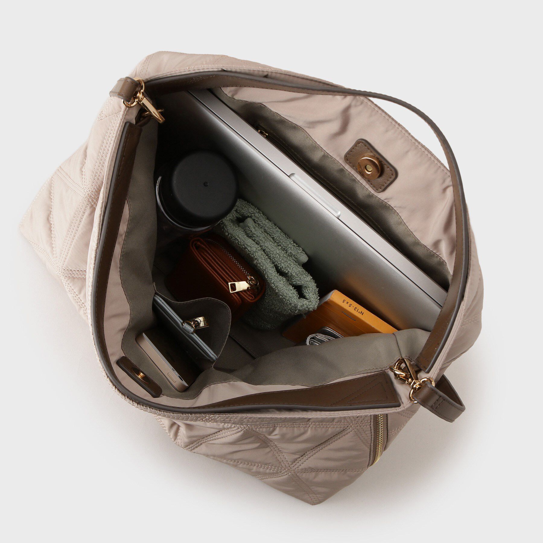 UNTITLED「【追加】キルティングビッグトート」|トートバッグ|