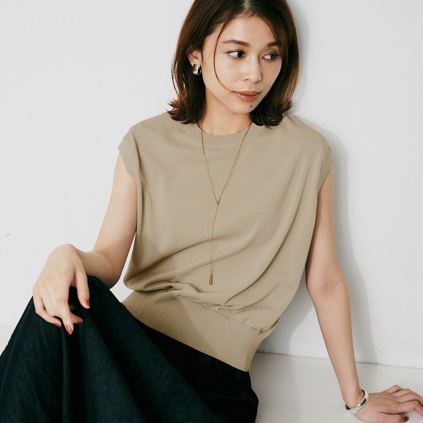 UNTITLED「【TRADITIONAL WEATHERWEAR】AWRE（アウェア）ニットトップス」|Tシャツ・カットソー|