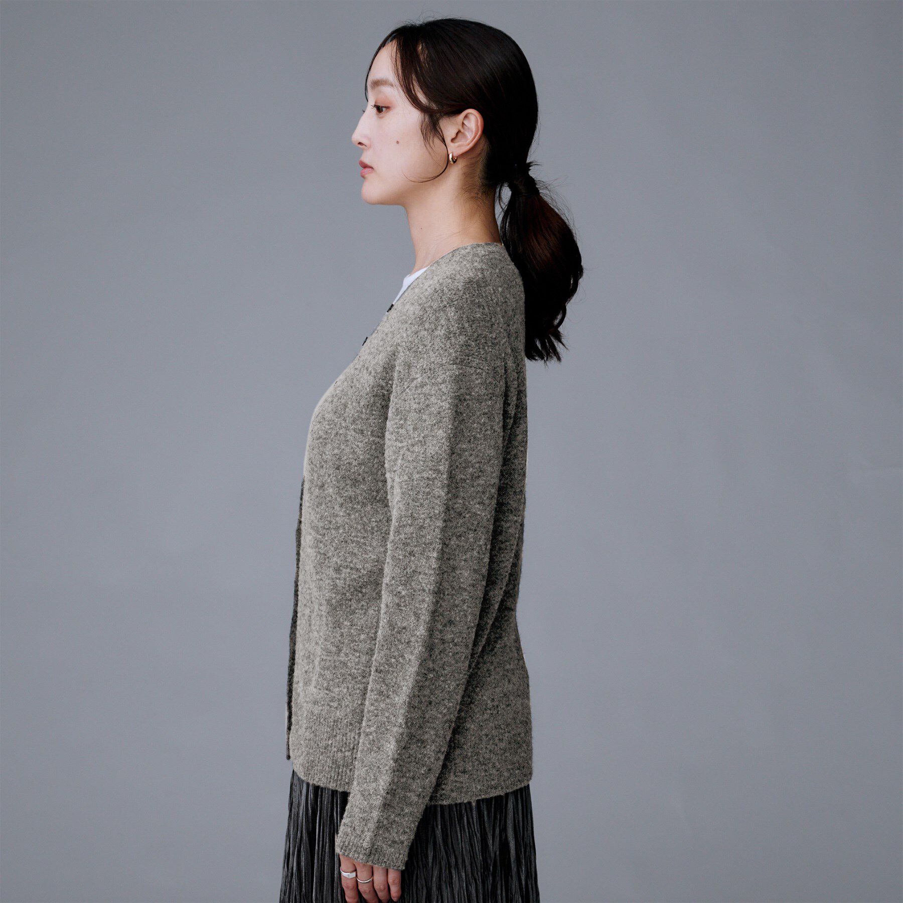 UNTITLED「【トレンド/柔らかな素材感】ビスチェセットカーディガン」|カーディガン|