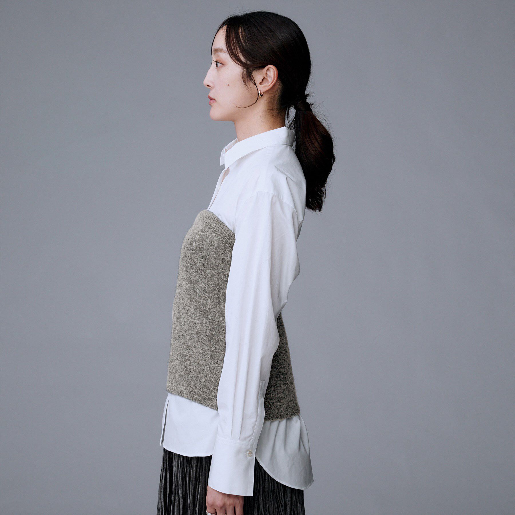 UNTITLED「【トレンド/柔らかな素材感】ビスチェセットカーディガン」|カーディガン|