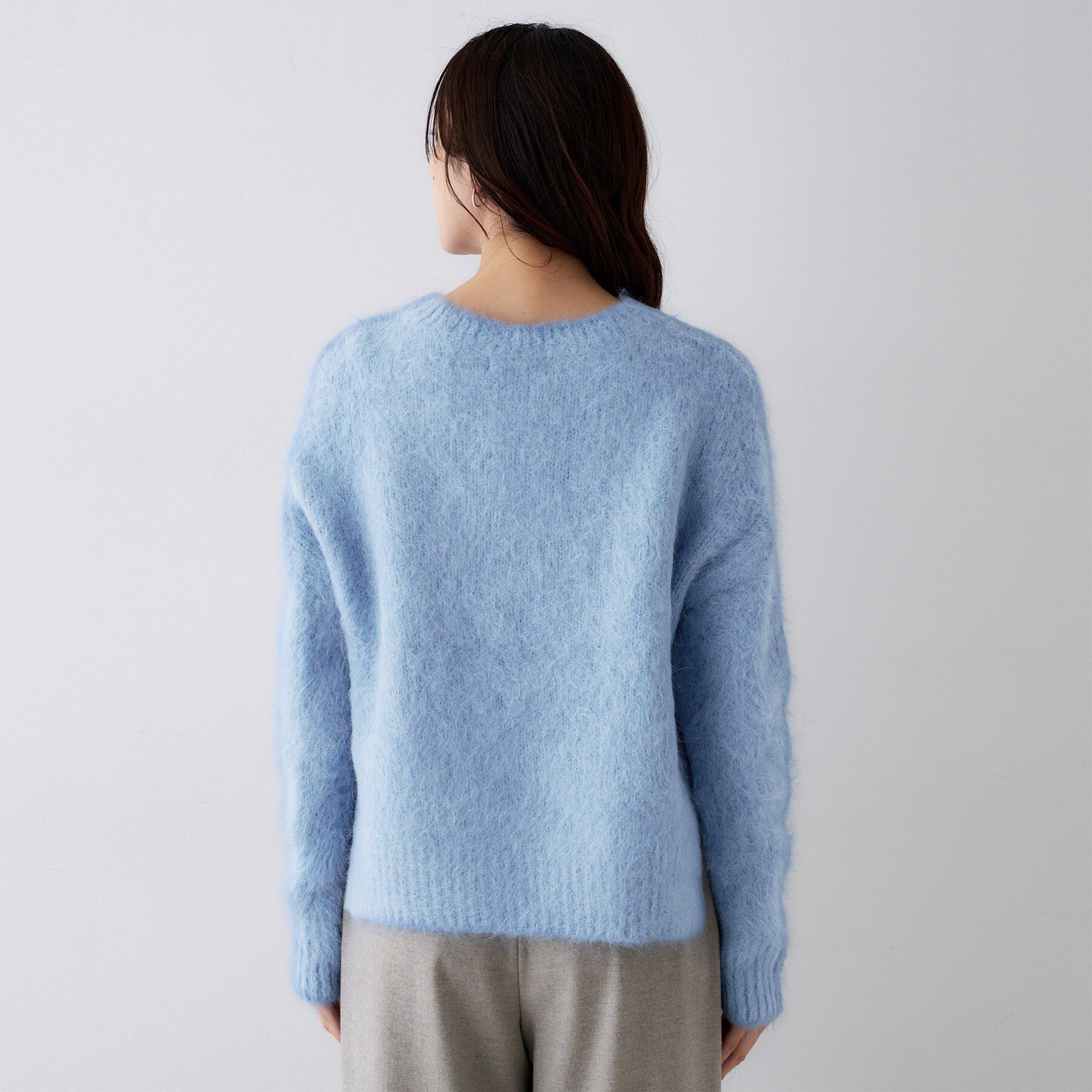 UNTITLED「【ゆったり/モヘヤニット】アルパカ混シャギーニット」|ニット・セーター|