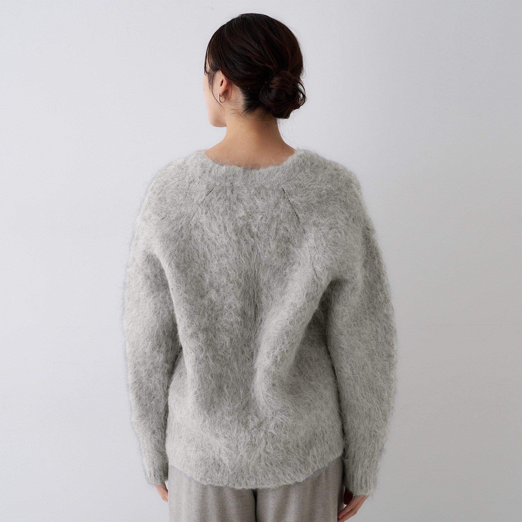 UNTITLED「【ゆったり/モヘヤニット】アルパカ混シャギー カーディガン」|カーディガン|