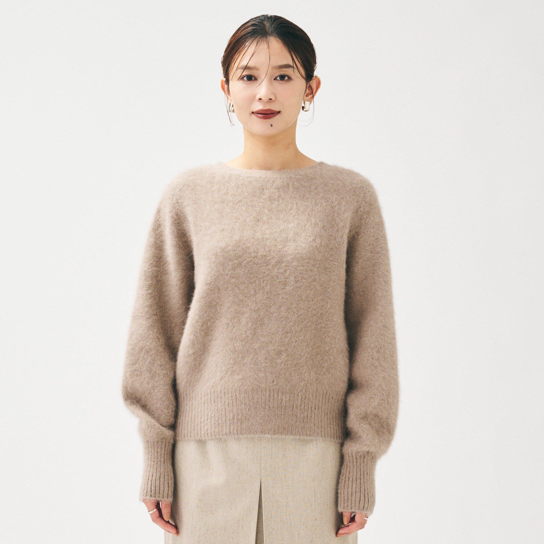 UNTITLED「【ふわふわニット/前後2WAY】フォックスカシミヤカーディガン」|カーディガン|