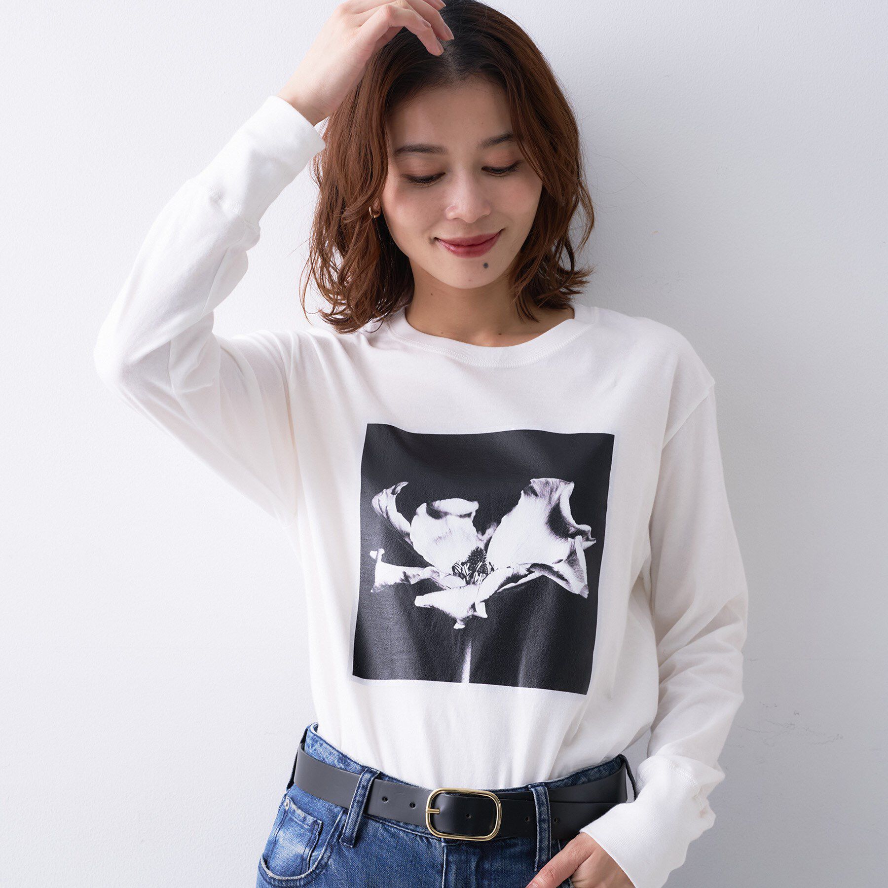UNTITLED「【Liyoca】フォトTシャツ」|Tシャツ・カットソー|