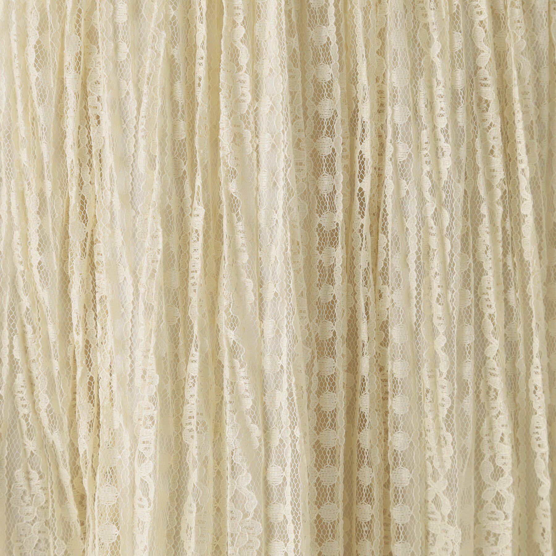 COUP DE CHANCE「【洗える】レース素材プリーツスカート」|スカート|