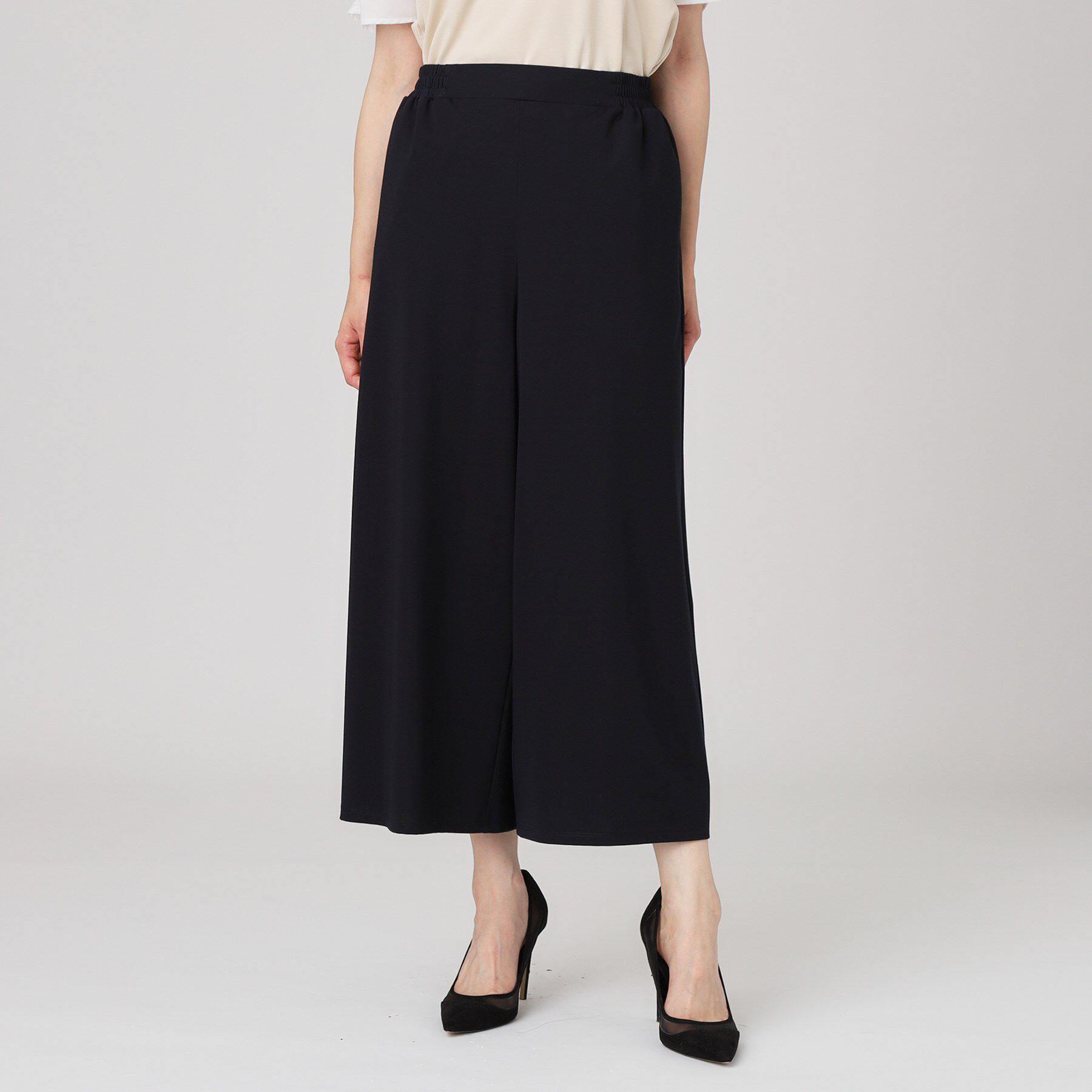 COUP DE CHANCE「【手洗い可／ウエストゴム】ジャージワイドパンツ」|その他|