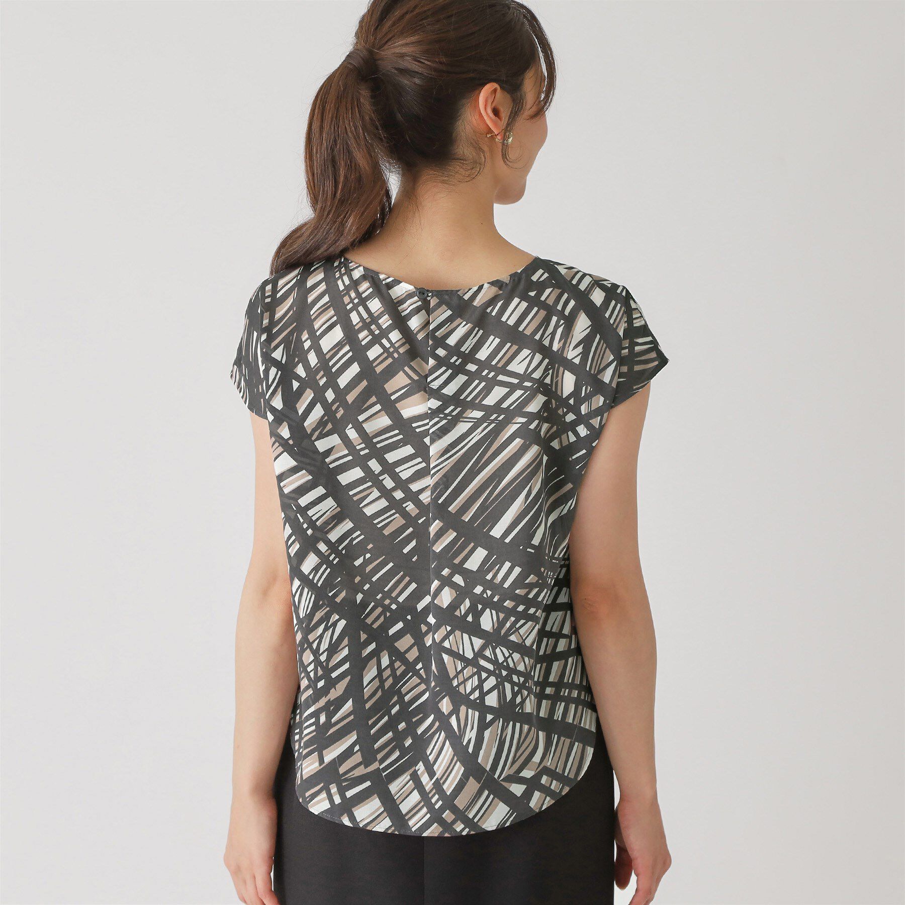 COUP DE CHANCE「【手洗い可／日本製】上品チェック柄のブラウス」|シャツ・ブラウス|