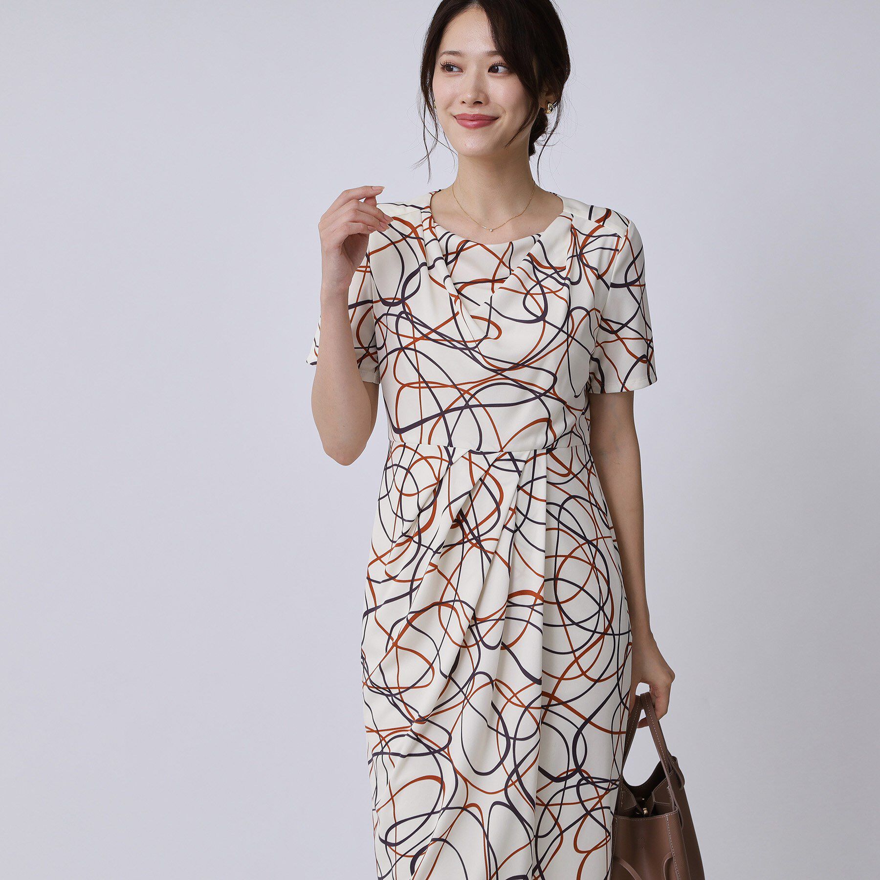 COUP DE CHANCE「【手洗い可／日本製】ジャージ素材タイトワンピース」|ワンピース|