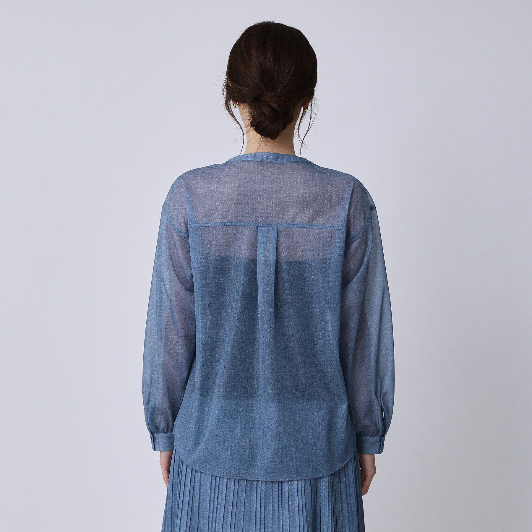 COUP DE CHANCE「【手洗い可】シアーブラウス」|シャツ・ブラウス|