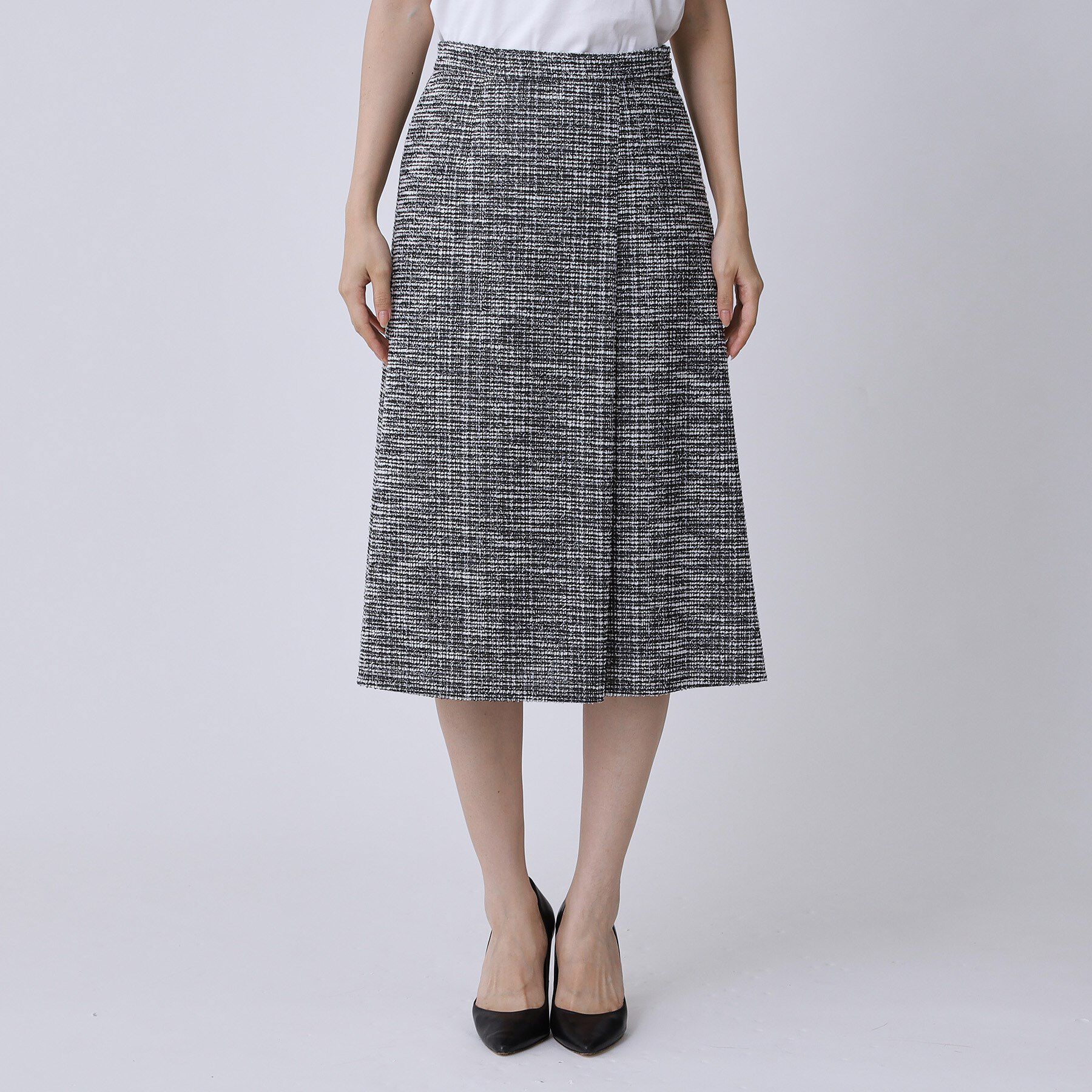 COUP DE CHANCE「【手洗い可／日本製】タック入りフレアースカート」|スカート|