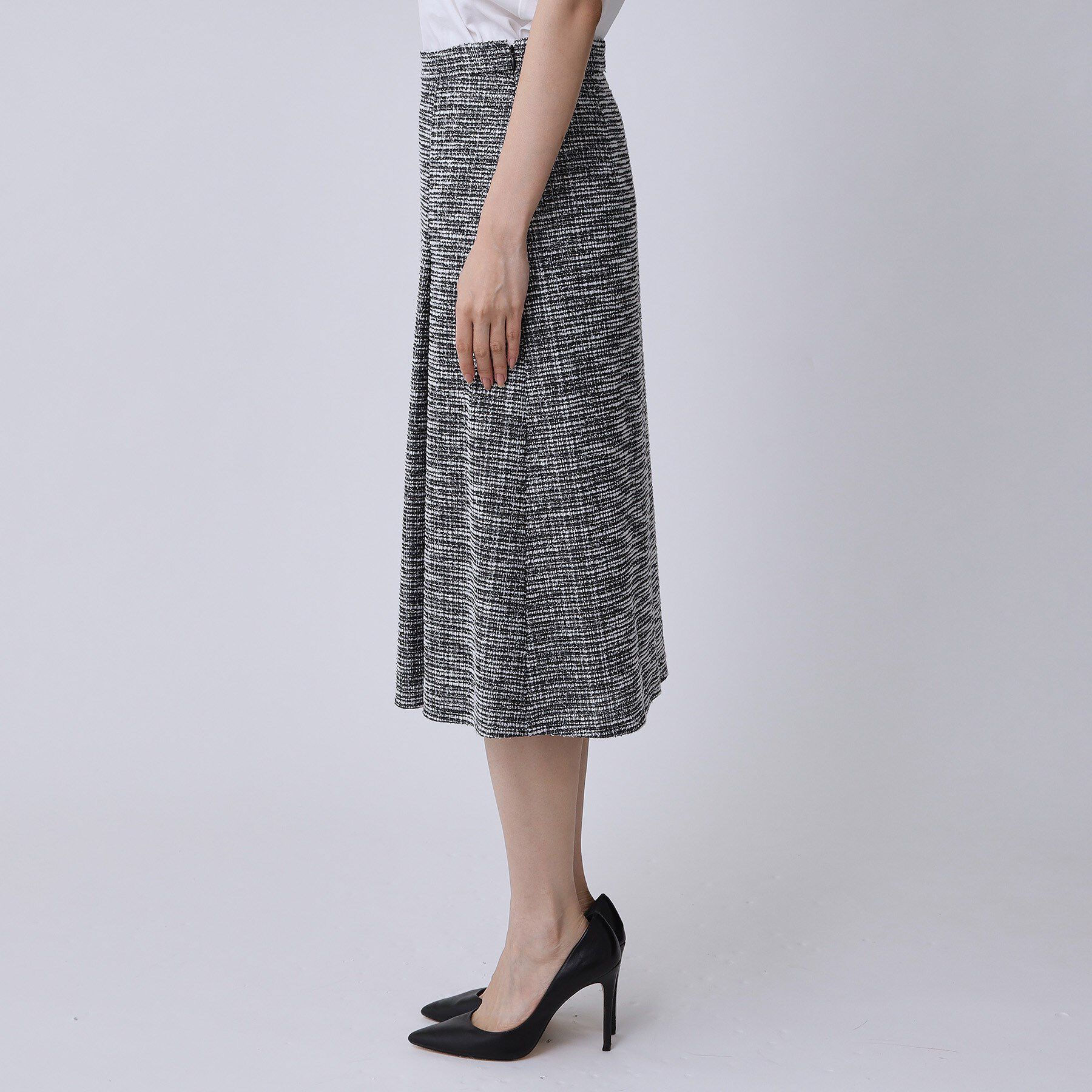 COUP DE CHANCE「【手洗い可／日本製】タック入りフレアースカート」|スカート|