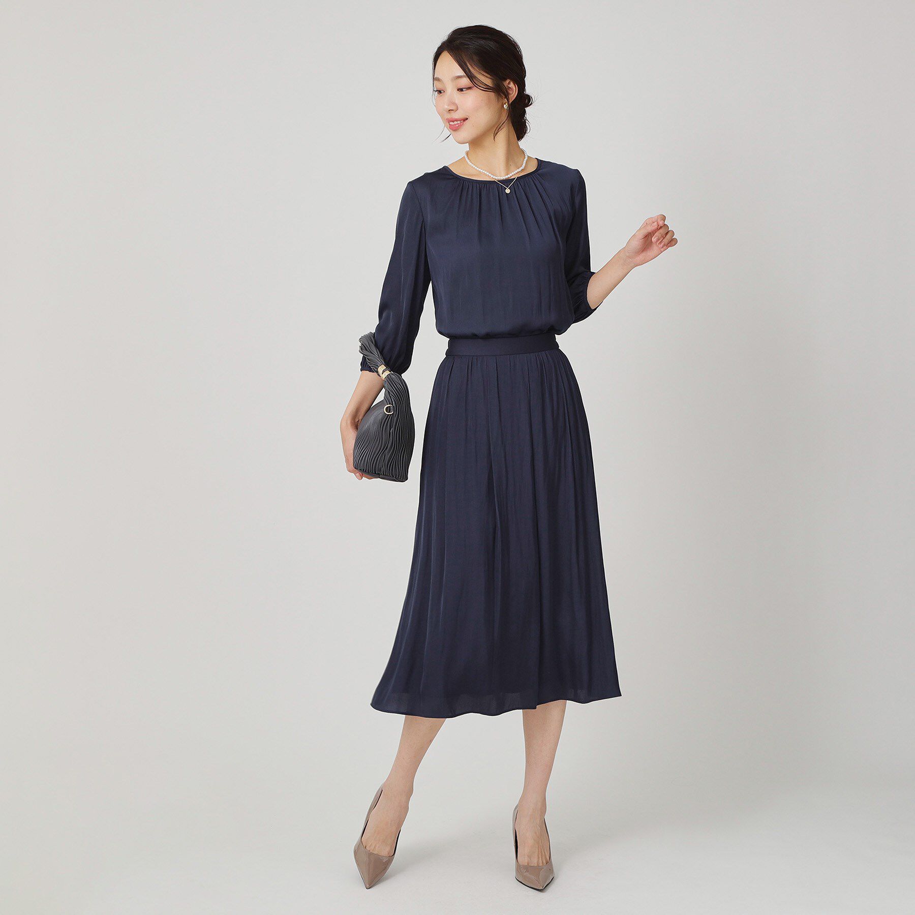 COUP DE CHANCE「【手洗い可／セットアップ可】エアリーなギャザーブラウス」|シャツ・ブラウス|