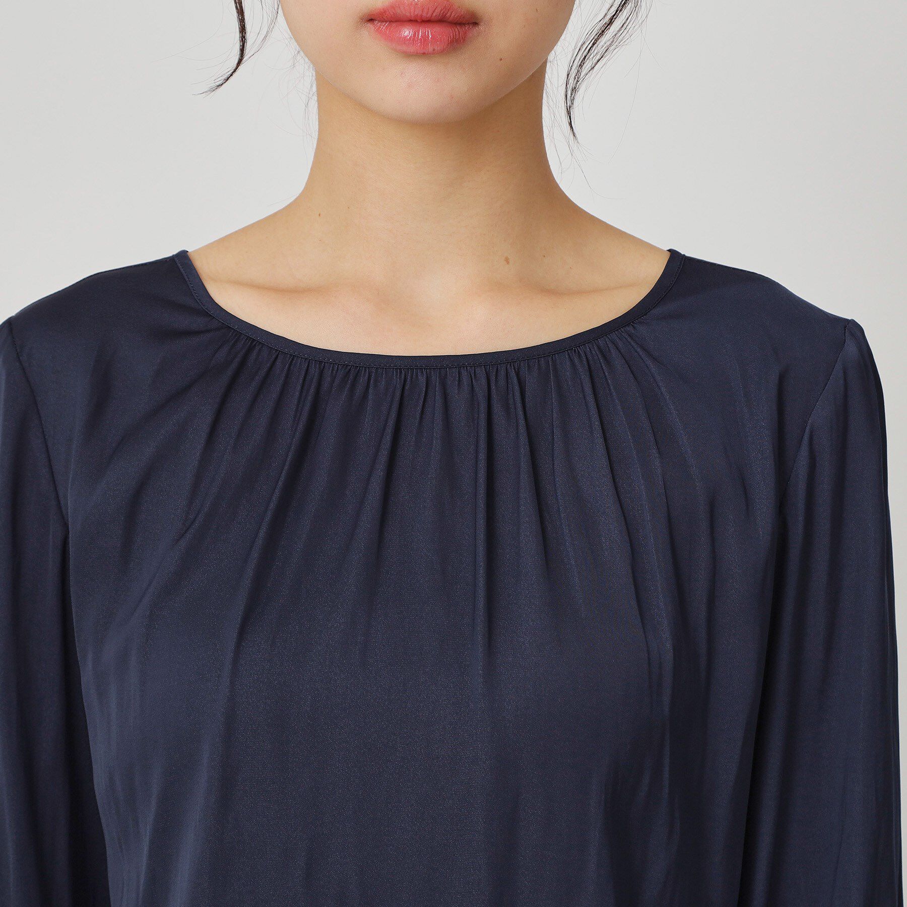 COUP DE CHANCE「【手洗い可／セットアップ可】エアリーなギャザーブラウス」|シャツ・ブラウス|