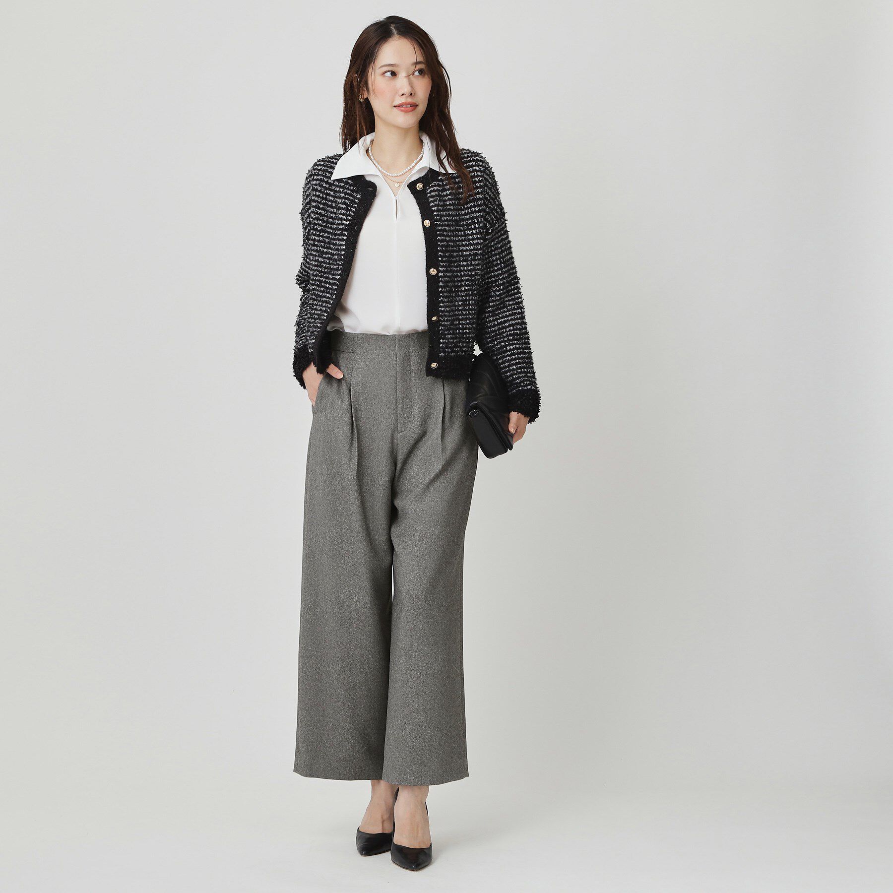 COUP DE CHANCE「【手洗い可／日本製】タックワイドパンツ」|その他|