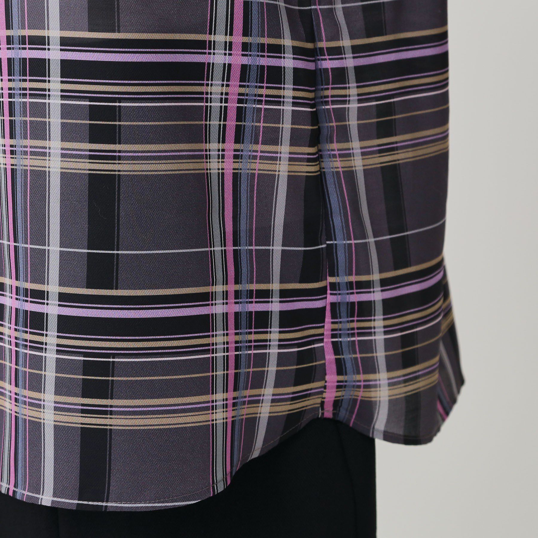 COUP DE CHANCE「【手洗い可／日本製】チェック柄ブラウス」|シャツ・ブラウス|