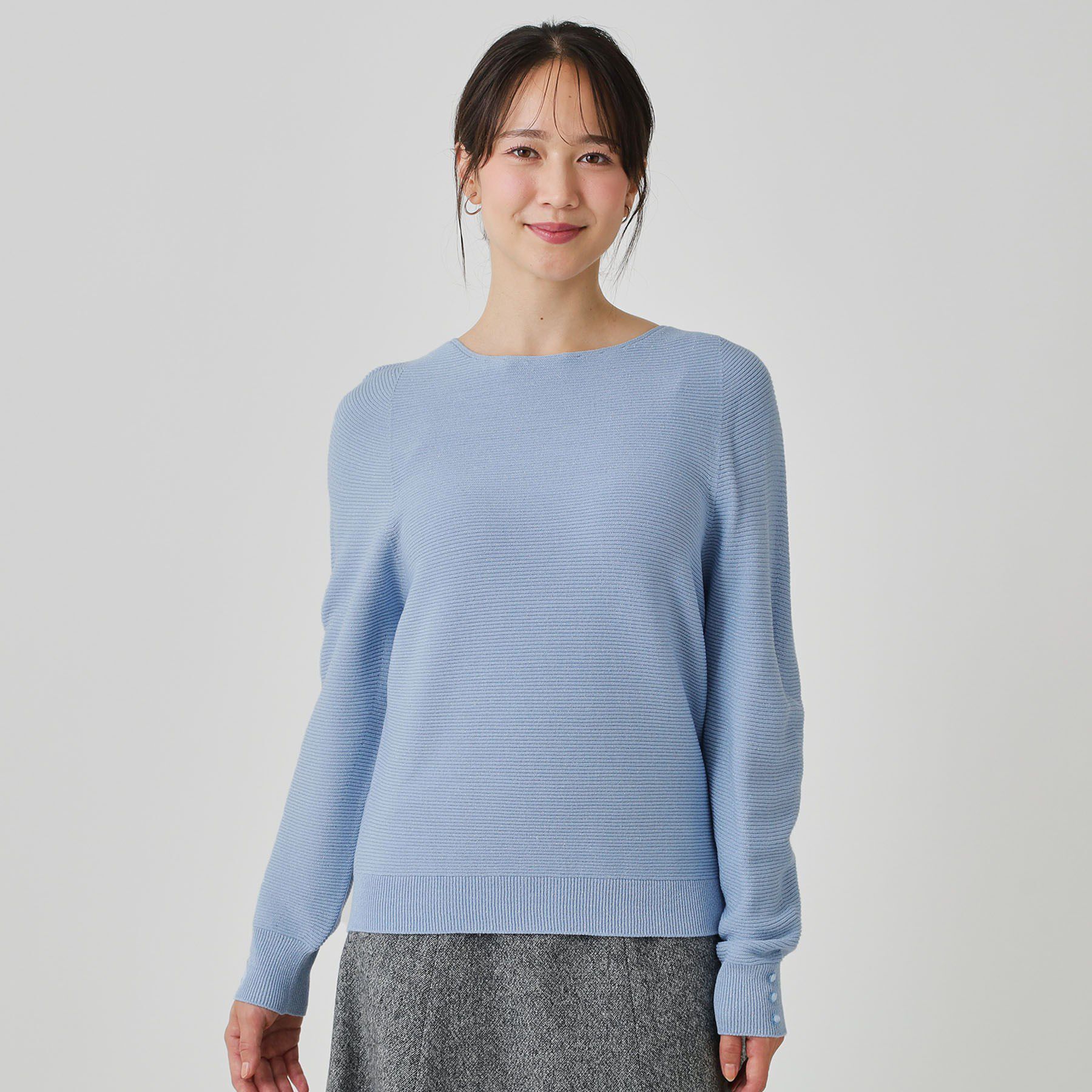 COUP DE CHANCE「【手洗い可／日本製／ホールガーメント】ラメ混ドルマンニットトップス」|ニット・セーター|