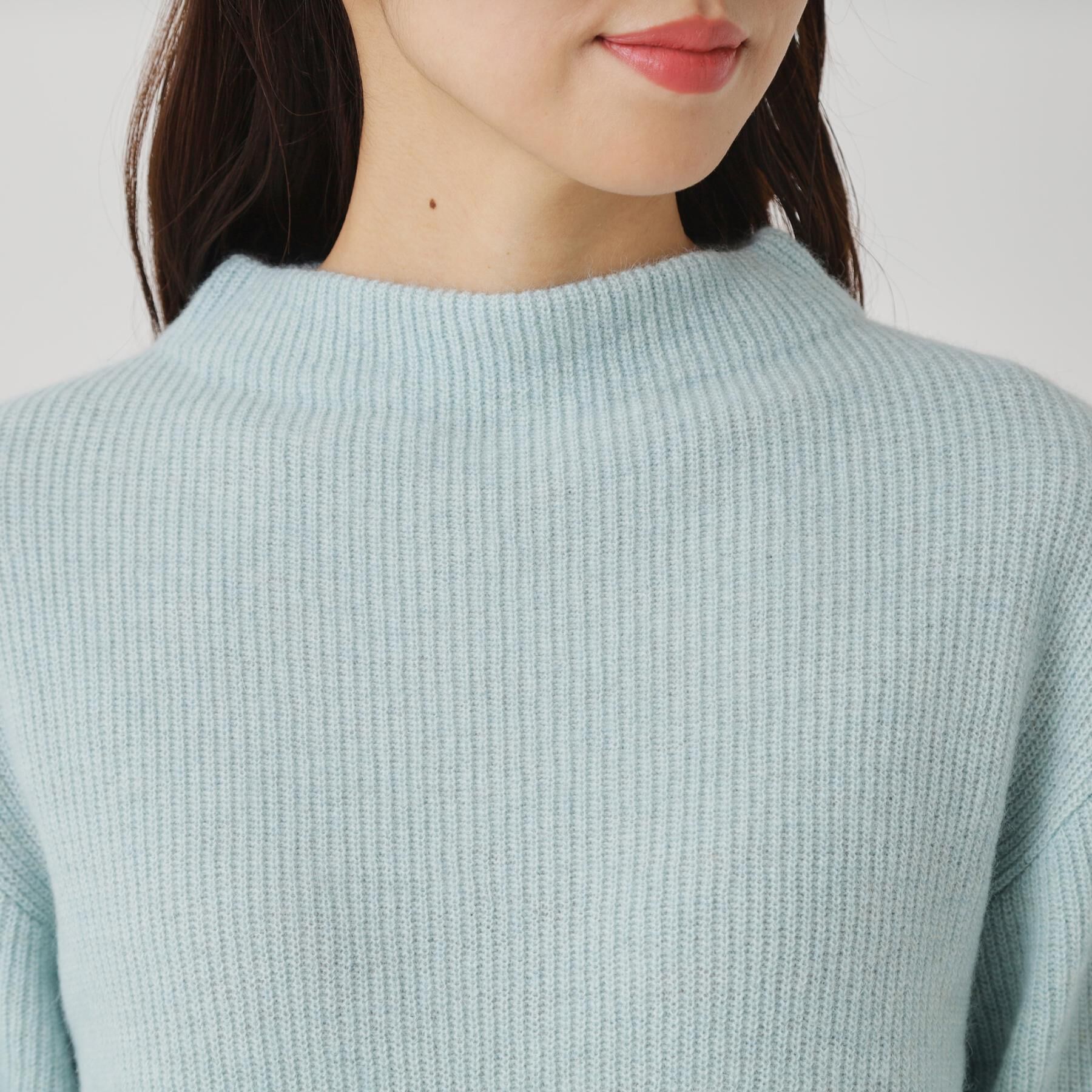 COUP DE CHANCE「【ヘアリー感／軽い】モックネックニット」|ニット・セーター|