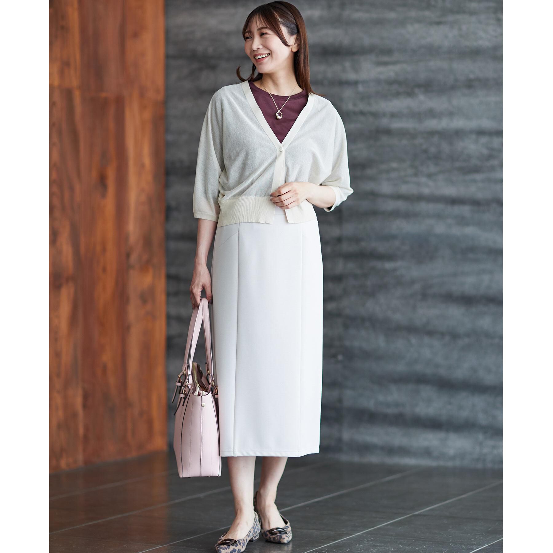 Reflect「【手洗い可】ボレロ風シアーカーディガン」|カーディガン|