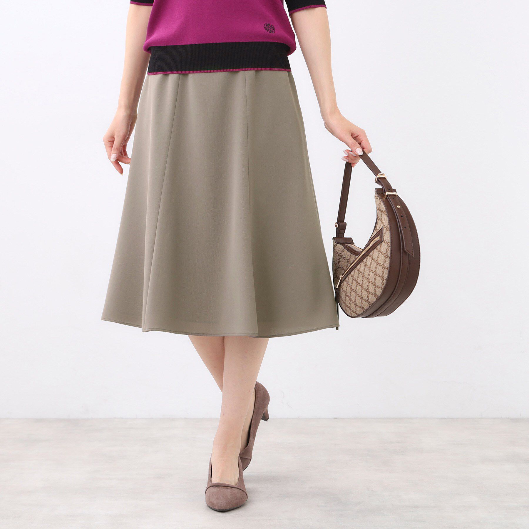 Reflect「【美シルエット】ソフトマーメイドスカート」|スカート|