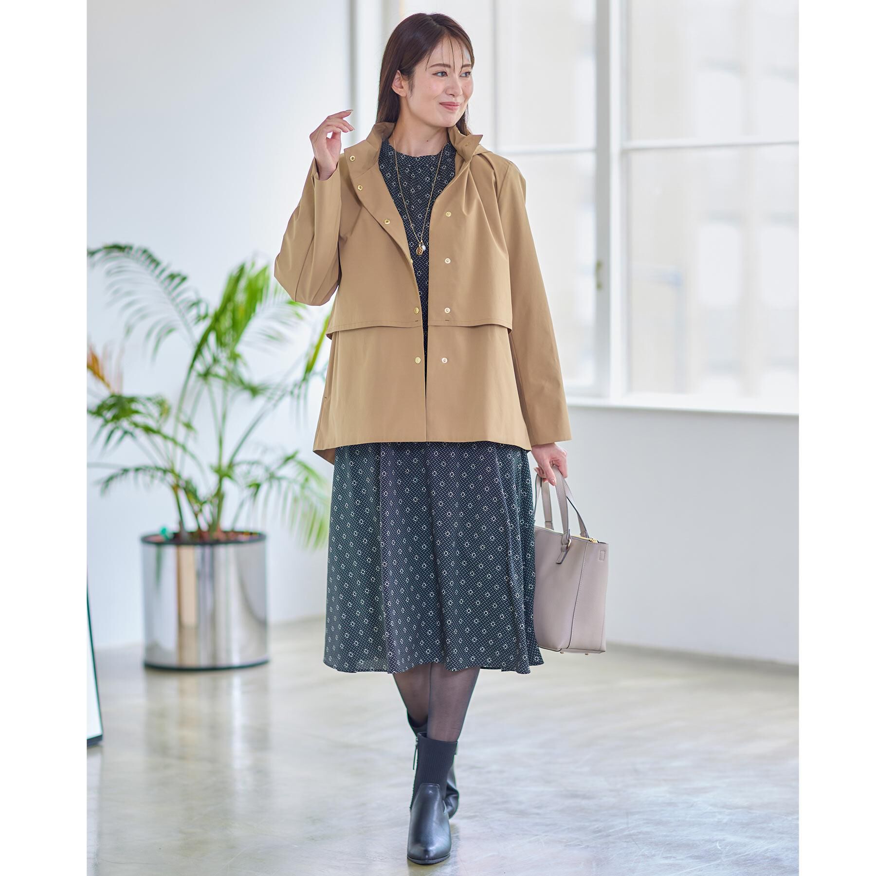 Reflect「【すっきり見え／フード取り外し可／通勤におすすめ◎】ライティアウター」|ブルゾン・スタジャン|