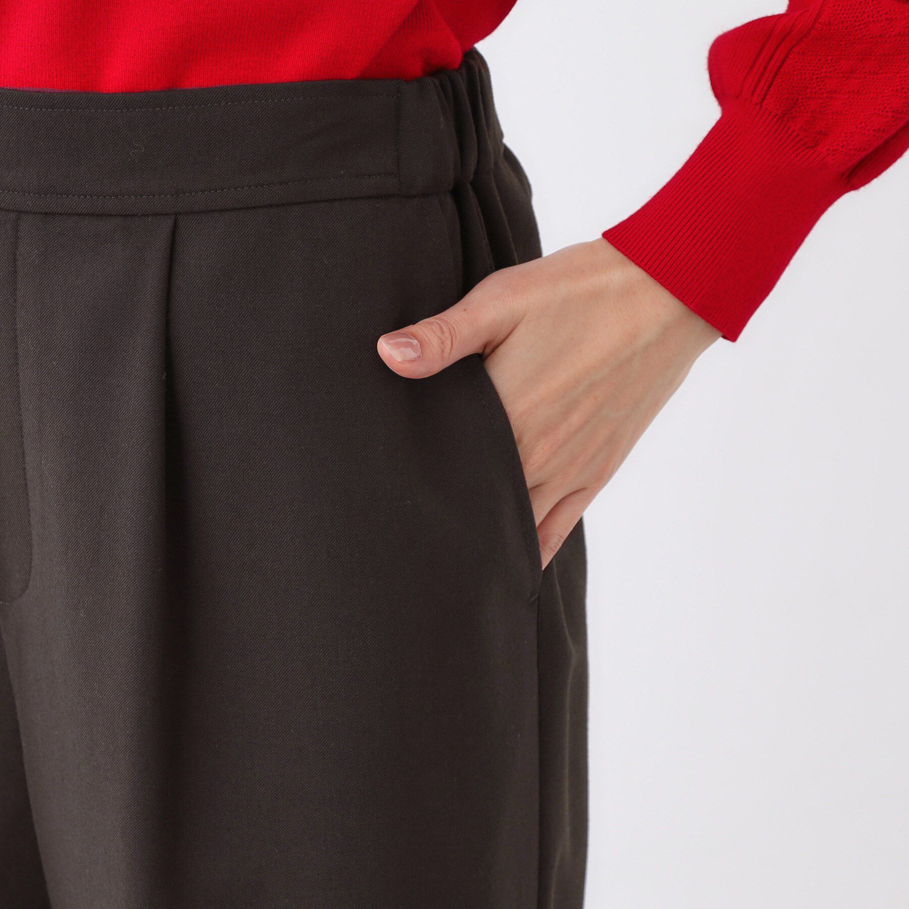 Reflect「【すっきりシルエット】ワイドクロップドパンツ」|その他|