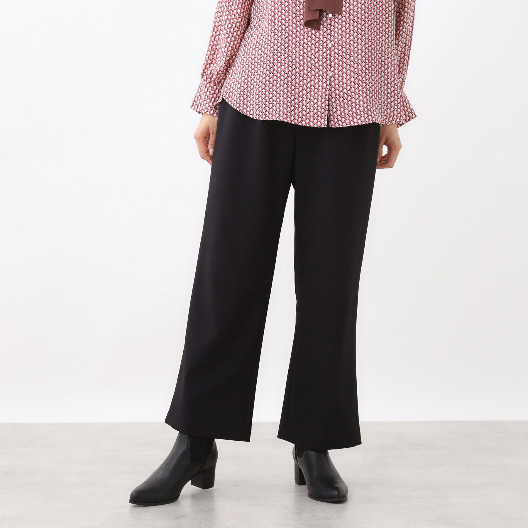 Reflect「【ウエスト総ゴム／セットアップ可】フルレングスストレートパンツ」|その他|