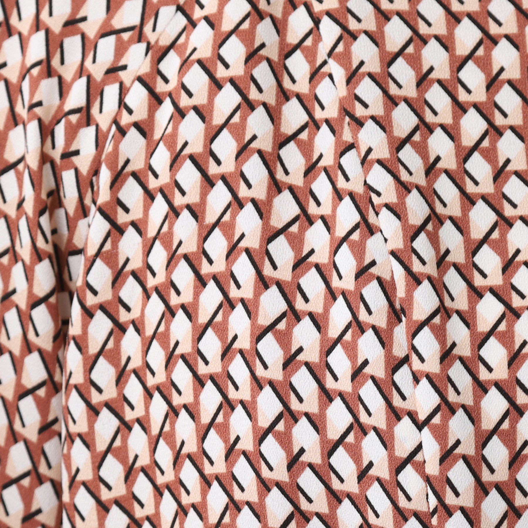 Reflect「【レイヤードに◎】ボウタイプリントブラウス」|シャツ・ブラウス|