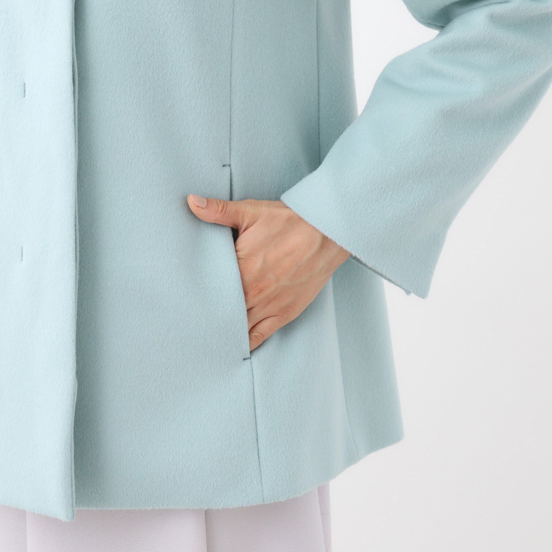 Reflect「【衿が顔に当たらない◎】スタンドネックミドルコート」|その他|