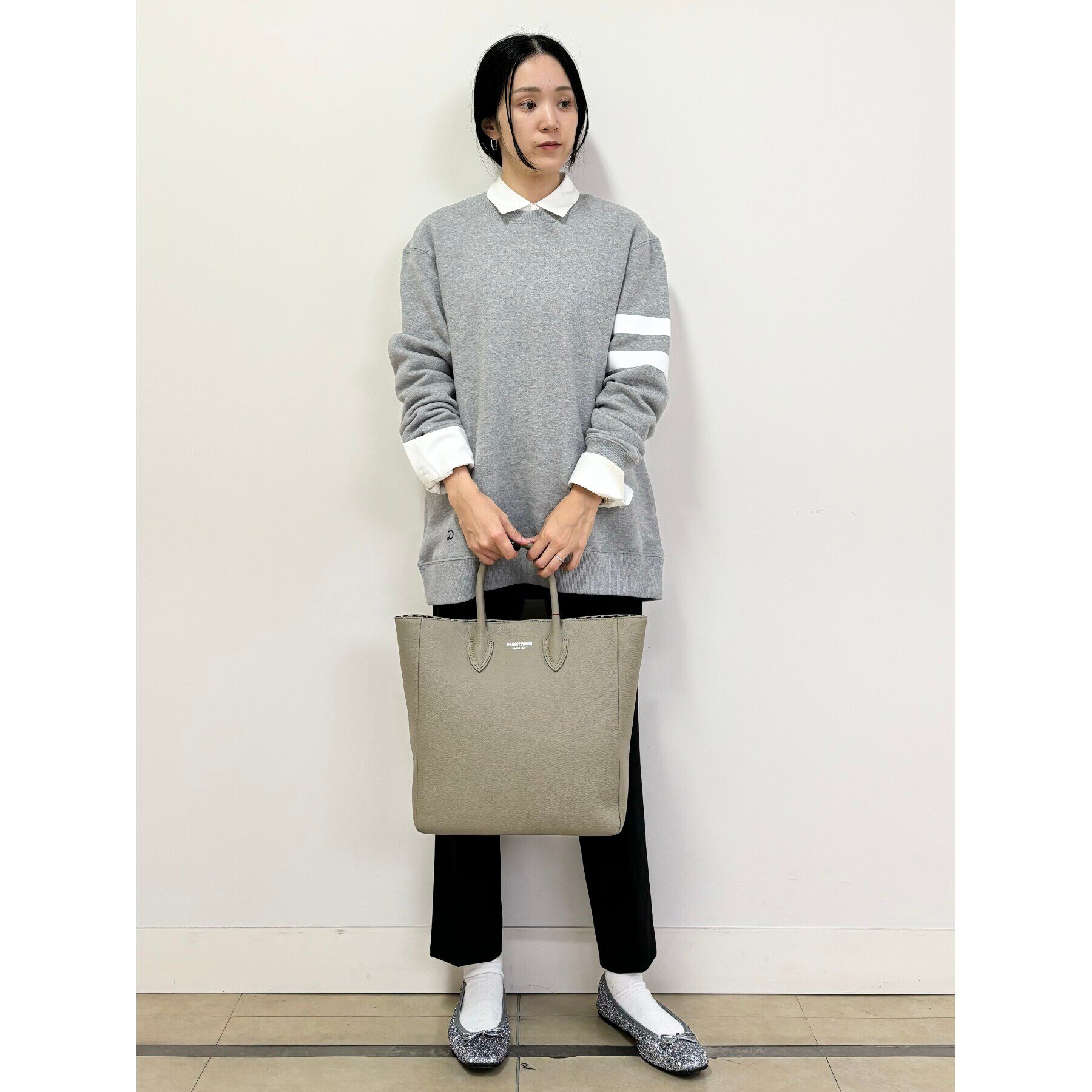 DRESSTERIOR「スクエアシュリンクレザー トートバッグ」|トートバッグ|