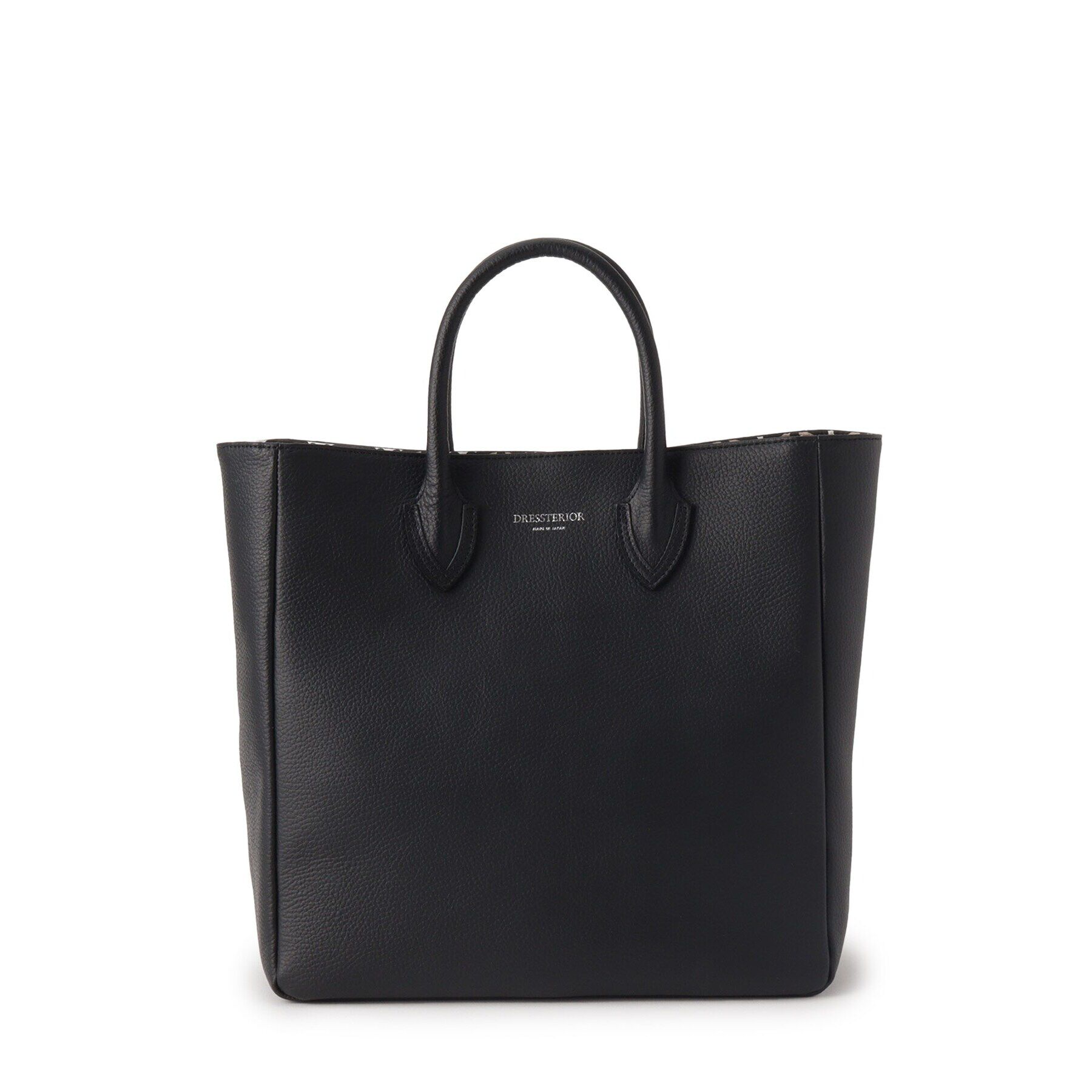 DRESSTERIOR「スクエアシュリンクレザー トートバッグ」|トートバッグ|