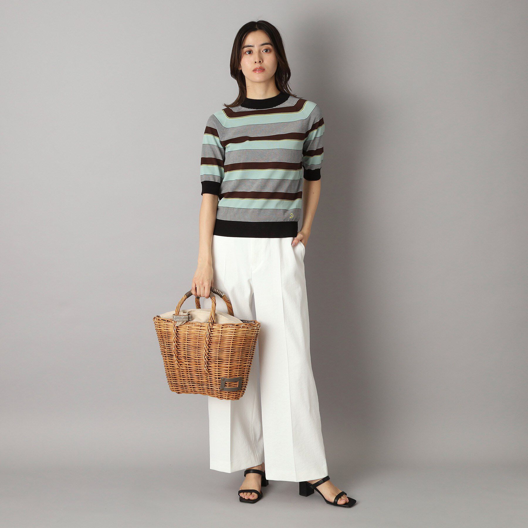 DRESSTERIOR「【洗える/吸水速乾/接触冷感/UVカット】リネンミックスストレッチワイドパンツ」|その他|