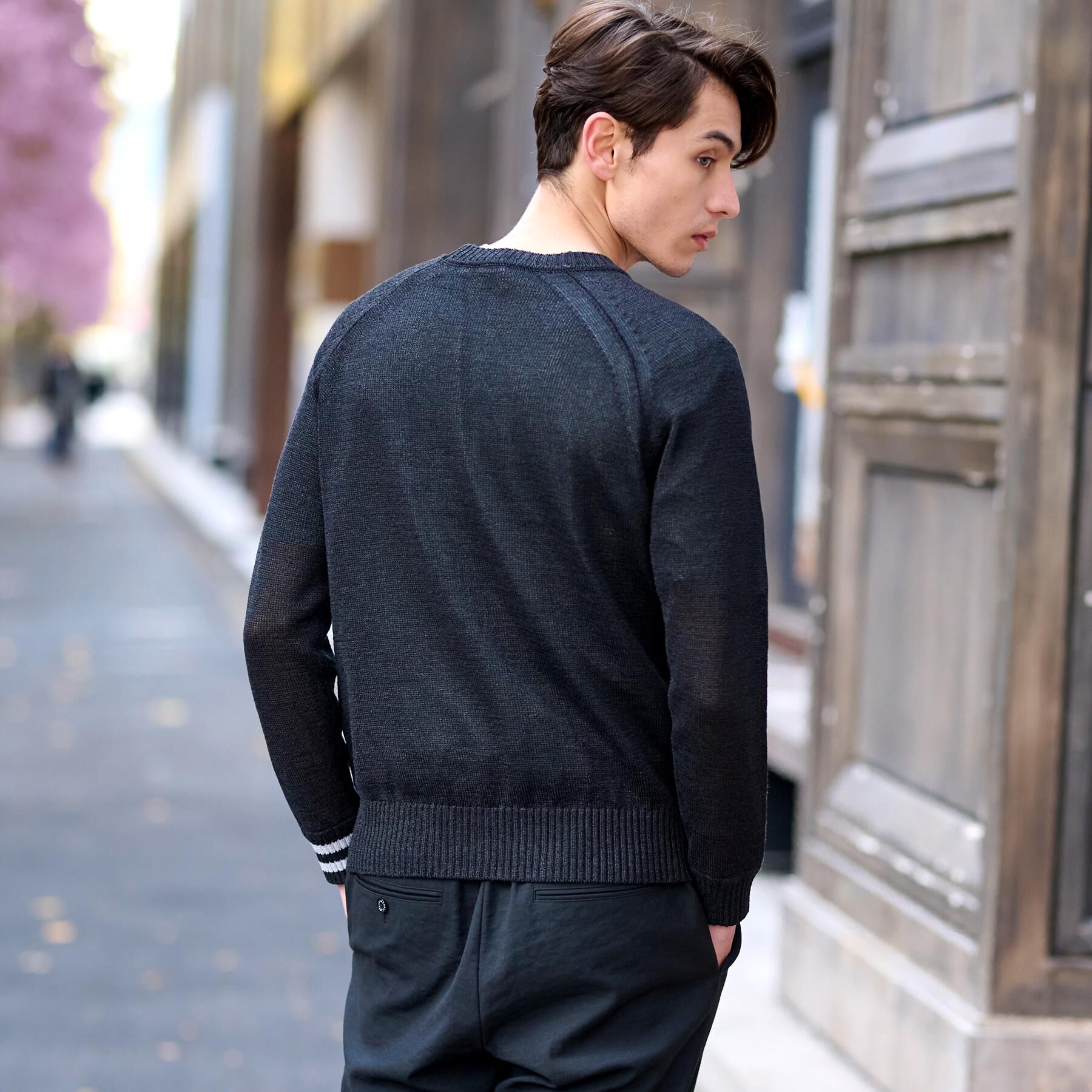 DRESSTERIOR「ペーパーコットン ドライニット」|ニット・セーター|