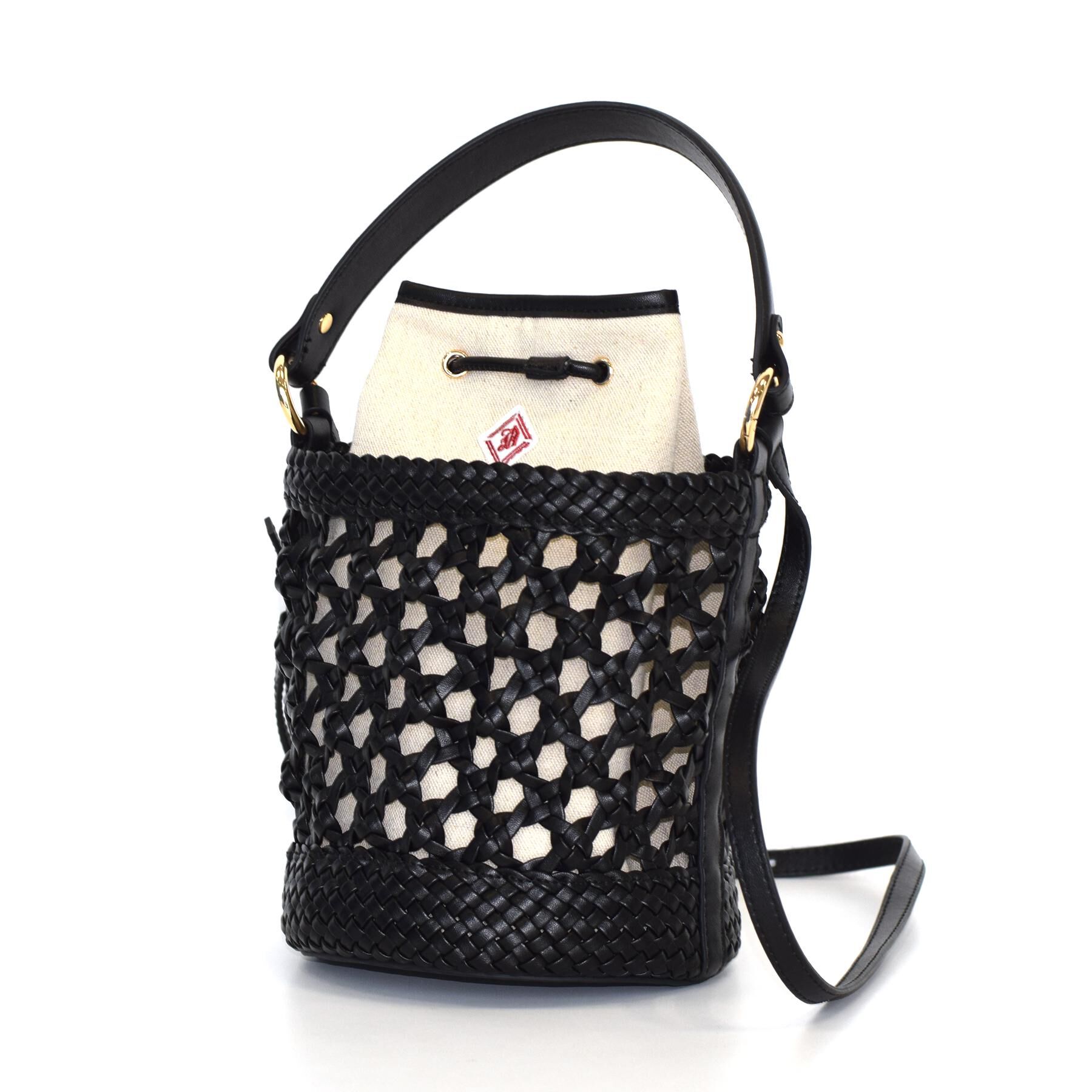 DRESSTERIOR「【3WAY】メッシュ＆キャンバス バケツBAG」|ハンドバッグ|