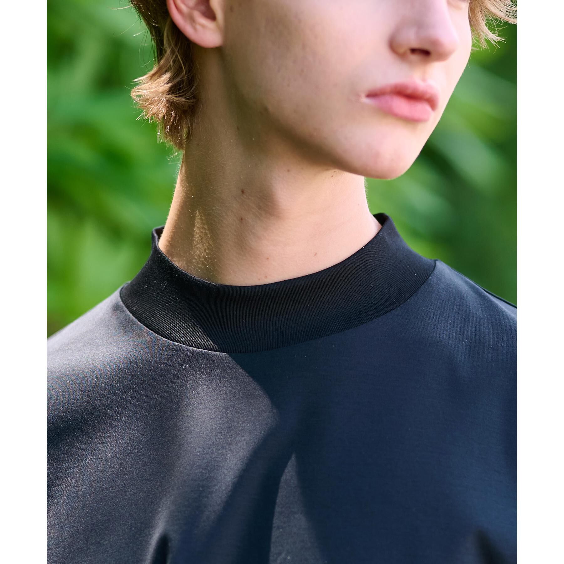 DRESSTERIOR「【接触冷感/抗菌防臭/消臭】ICE CLEAR COTTON モックネックT」|Tシャツ・カットソー|