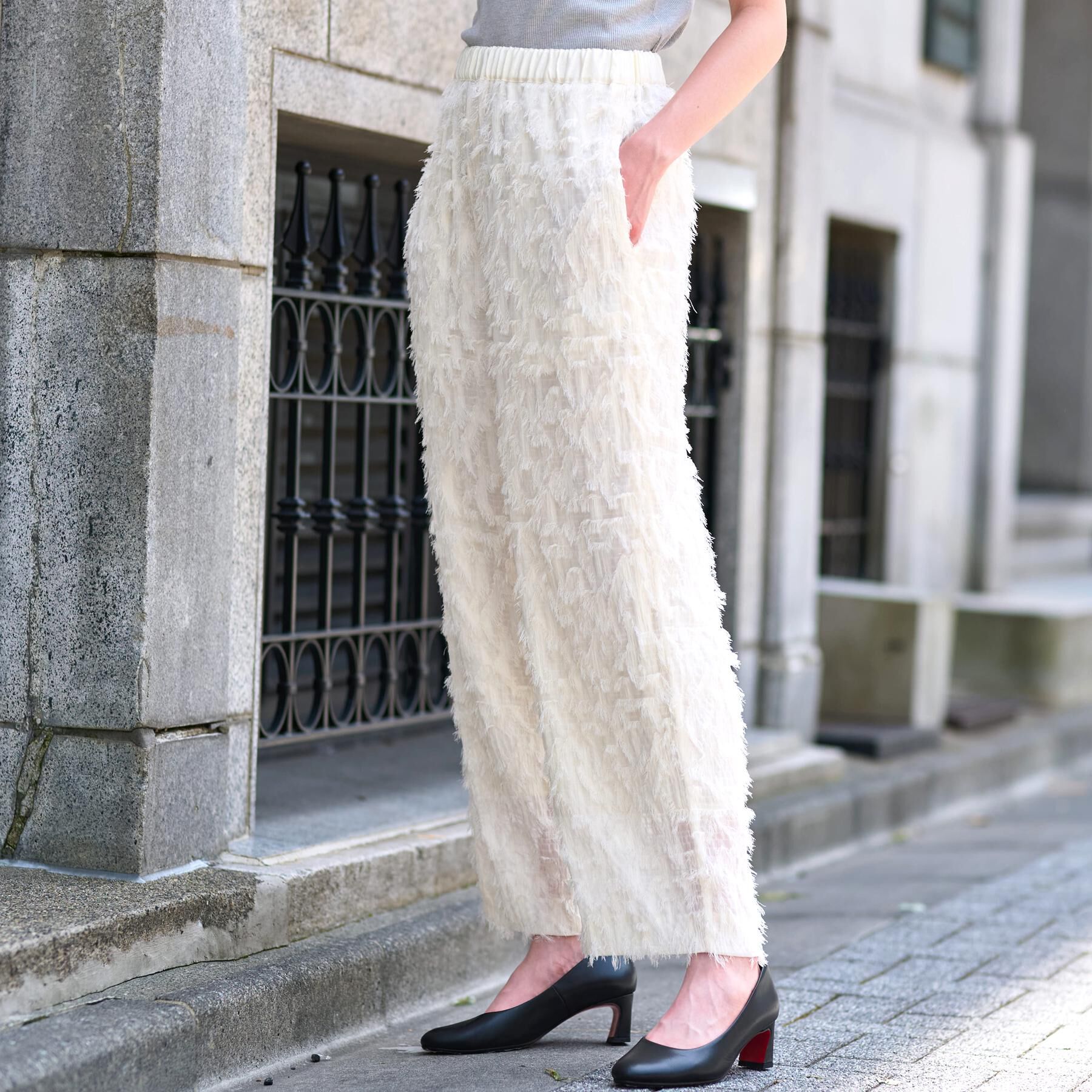 DRESSTERIOR「【セットアップ可/美人百花/美香さん着用】カットジャカードイージーパンツ」|その他|