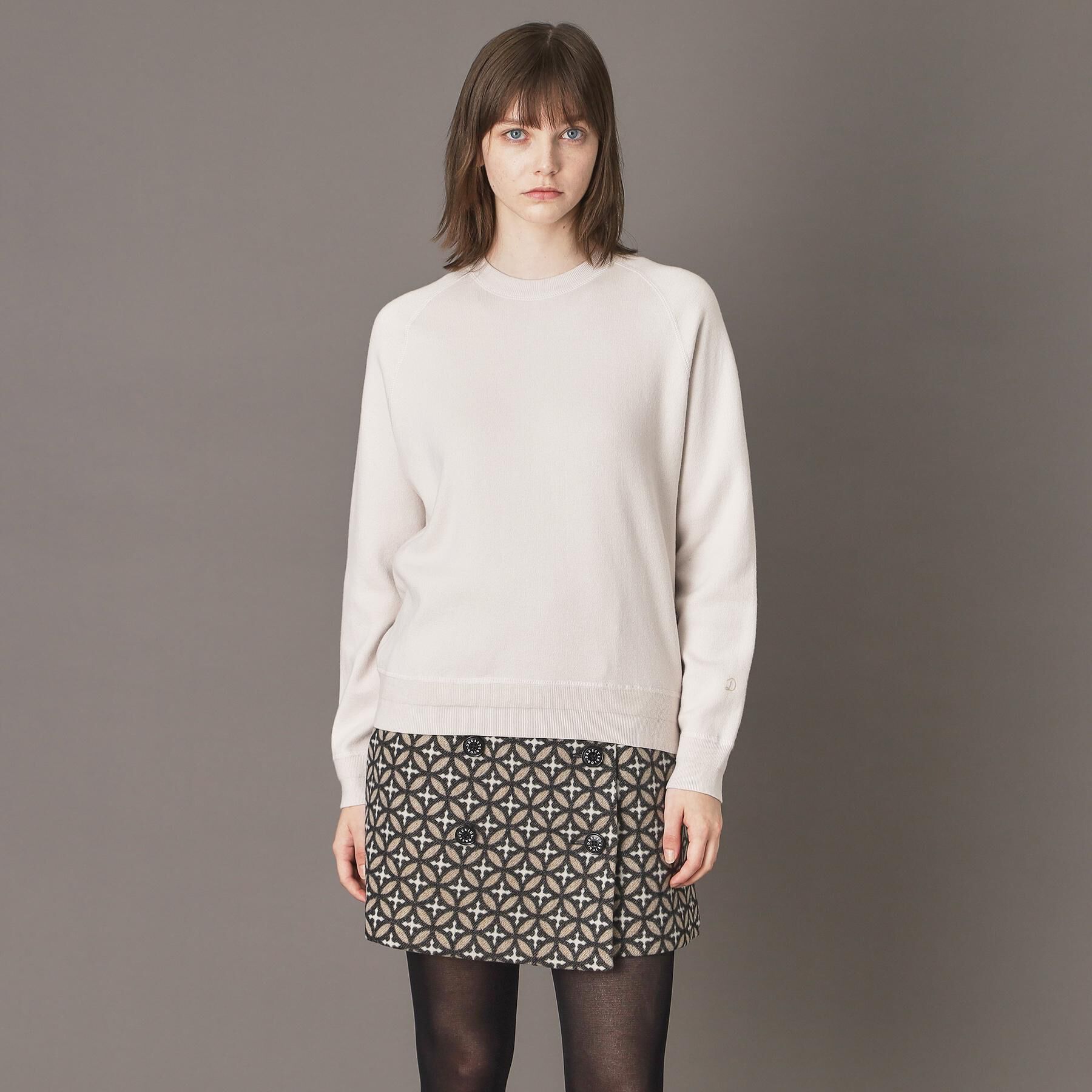 DRESSTERIOR「【CLASSY.12月号掲載/洗える/7色展開】ウォッシャブルコットンカシミヤニット」|ニット・セーター|