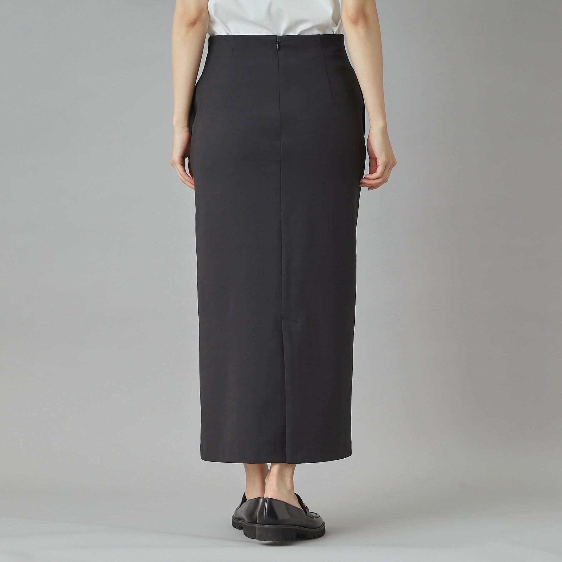 DRESSTERIOR「【洗える/ポケット付き】ストレッチナロースカート」|スカート|