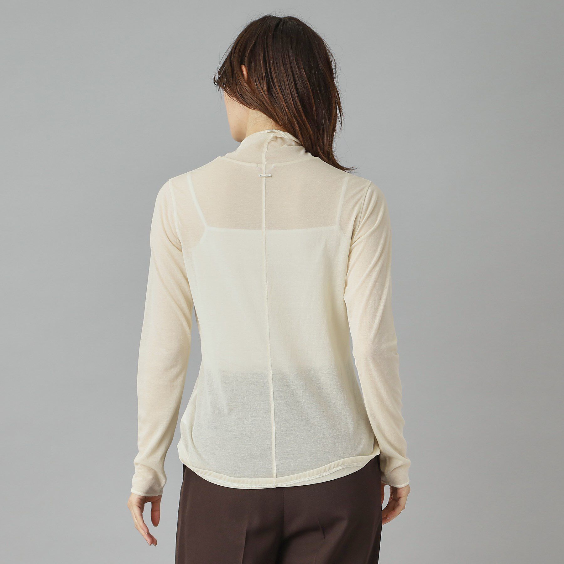 DRESSTERIOR「【シアー素材/otonaMUSE 11月号掲載】シアータートルトップス」|Tシャツ・カットソー|