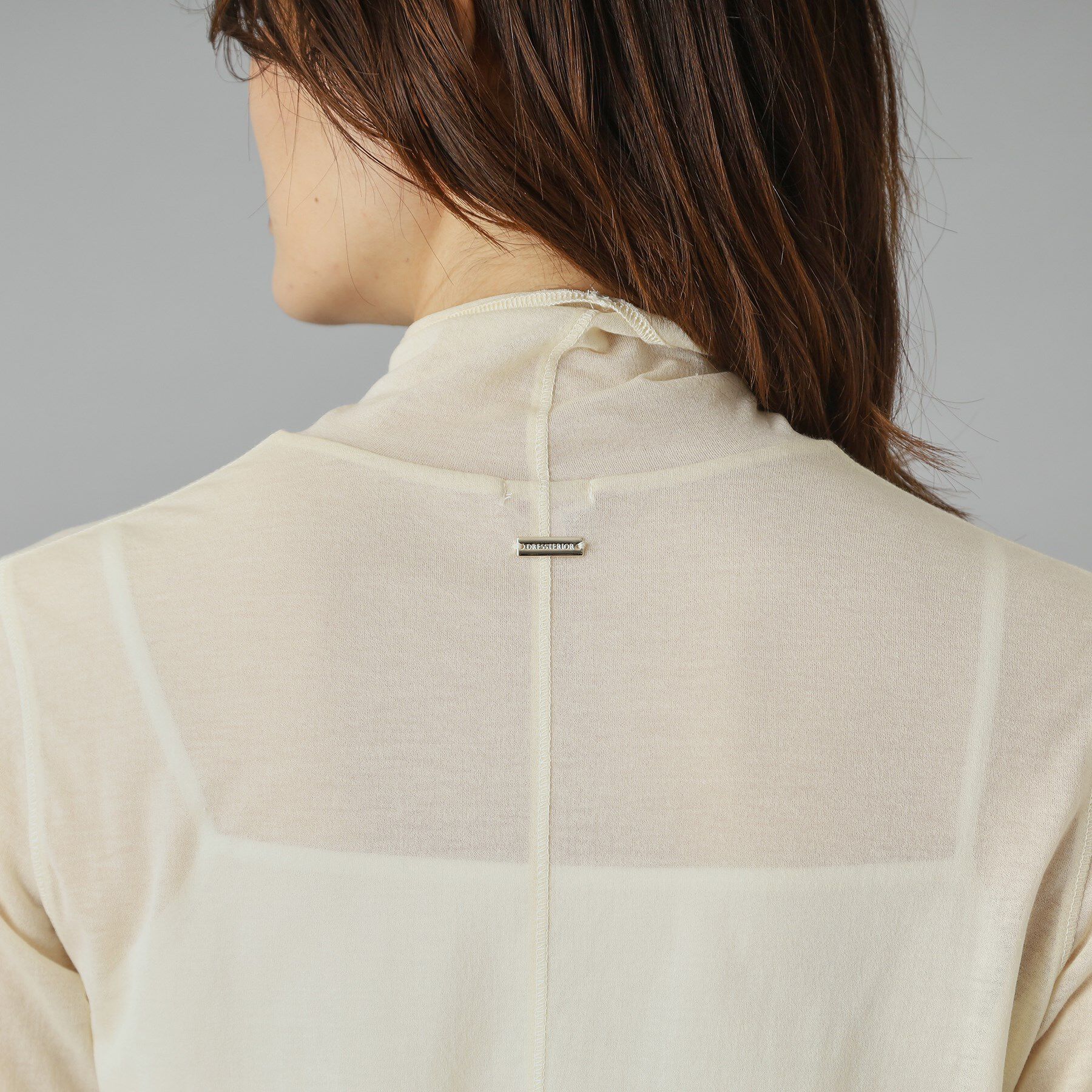 DRESSTERIOR「【シアー素材/otonaMUSE 11月号掲載】シアータートルトップス」|Tシャツ・カットソー|