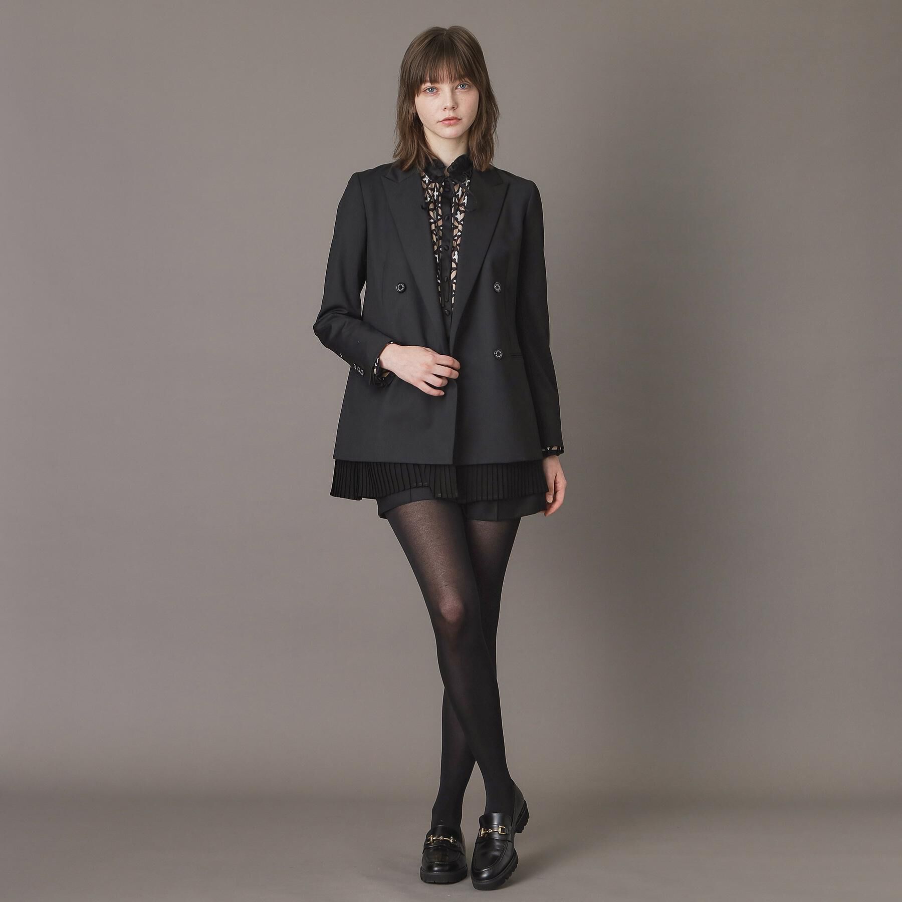 DRESSTERIOR「【モデル美香&times;DRESSTERIOR】美香さんコラボプリーツヘムジャケット」|テーラードジャケット|