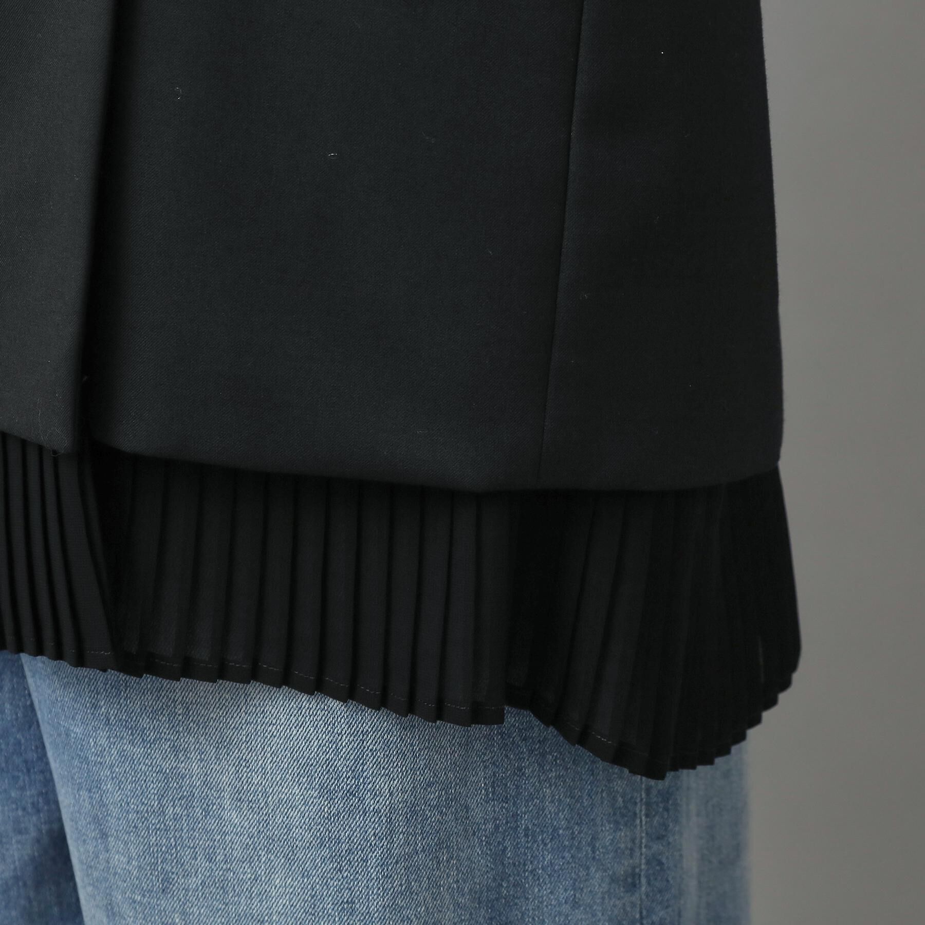 DRESSTERIOR「【モデル美香&times;DRESSTERIOR】美香さんコラボプリーツヘムジャケット」|テーラードジャケット|