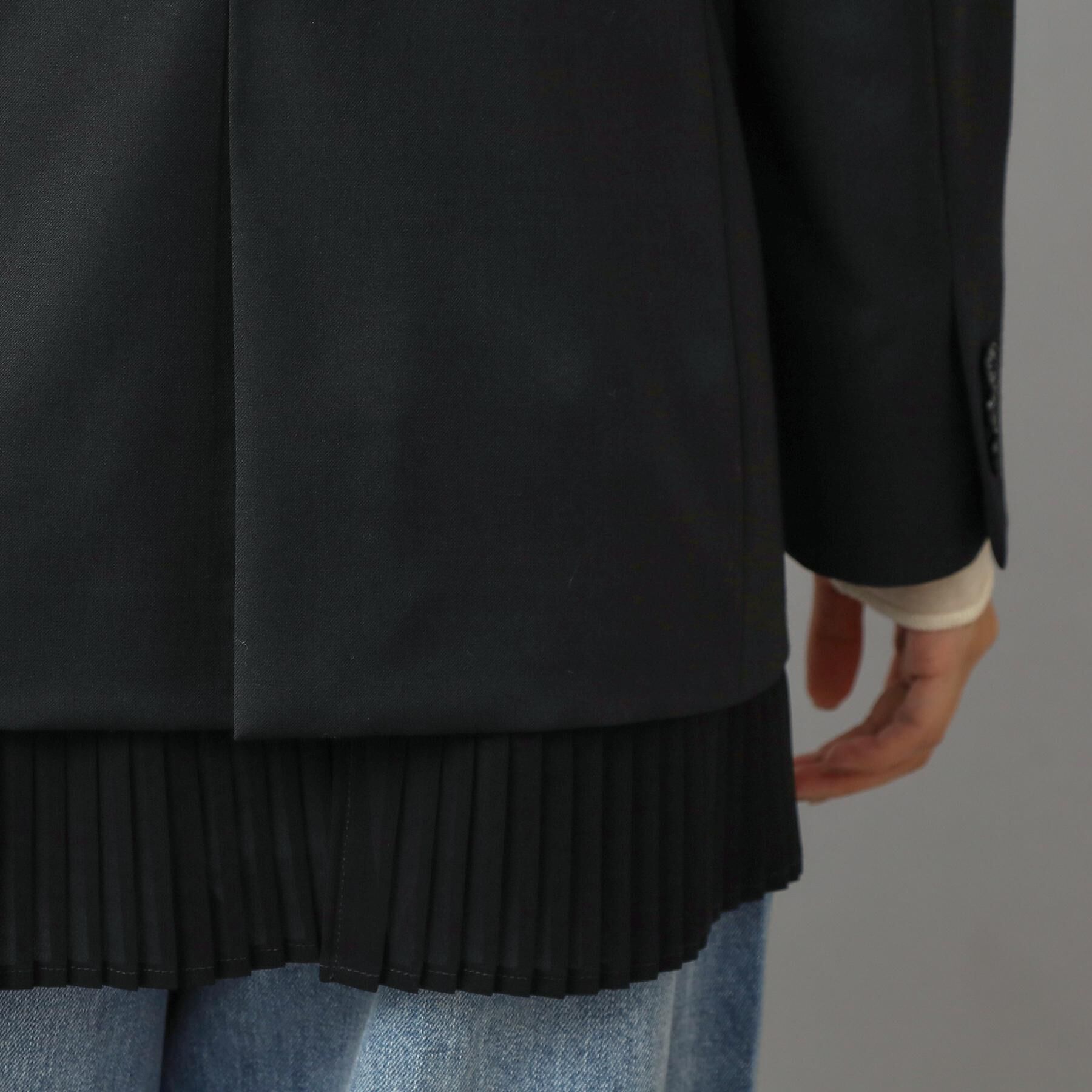 DRESSTERIOR「【モデル美香&times;DRESSTERIOR】美香さんコラボプリーツヘムジャケット」|テーラードジャケット|