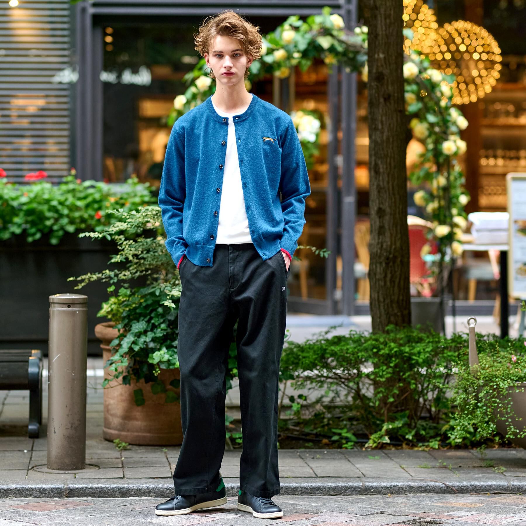 DRESSTERIOR「【Monomax11月号掲載】タイガーエンブロイダリー ラウンドネックカーディガン」|カーディガン|