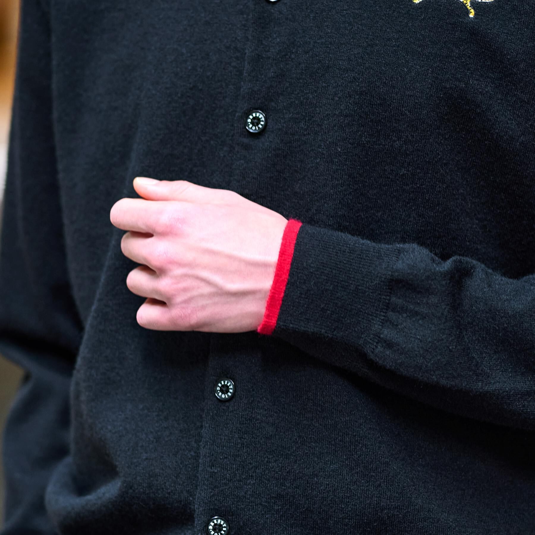 DRESSTERIOR「【Monomax11月号掲載】タイガーエンブロイダリー ラウンドネックカーディガン」|カーディガン|