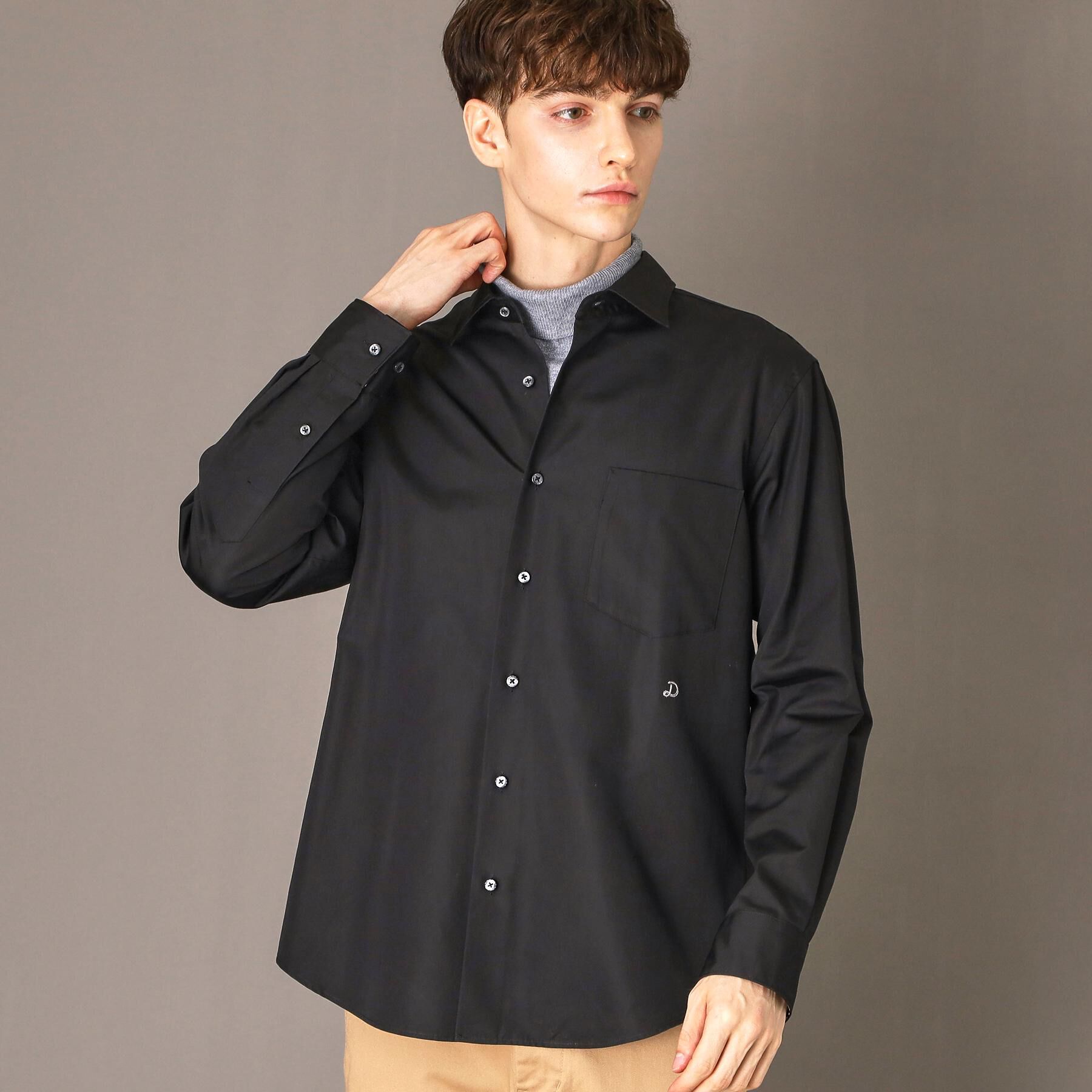 DRESSTERIOR「コットングログランシャツ」|シャツ・ブラウス|