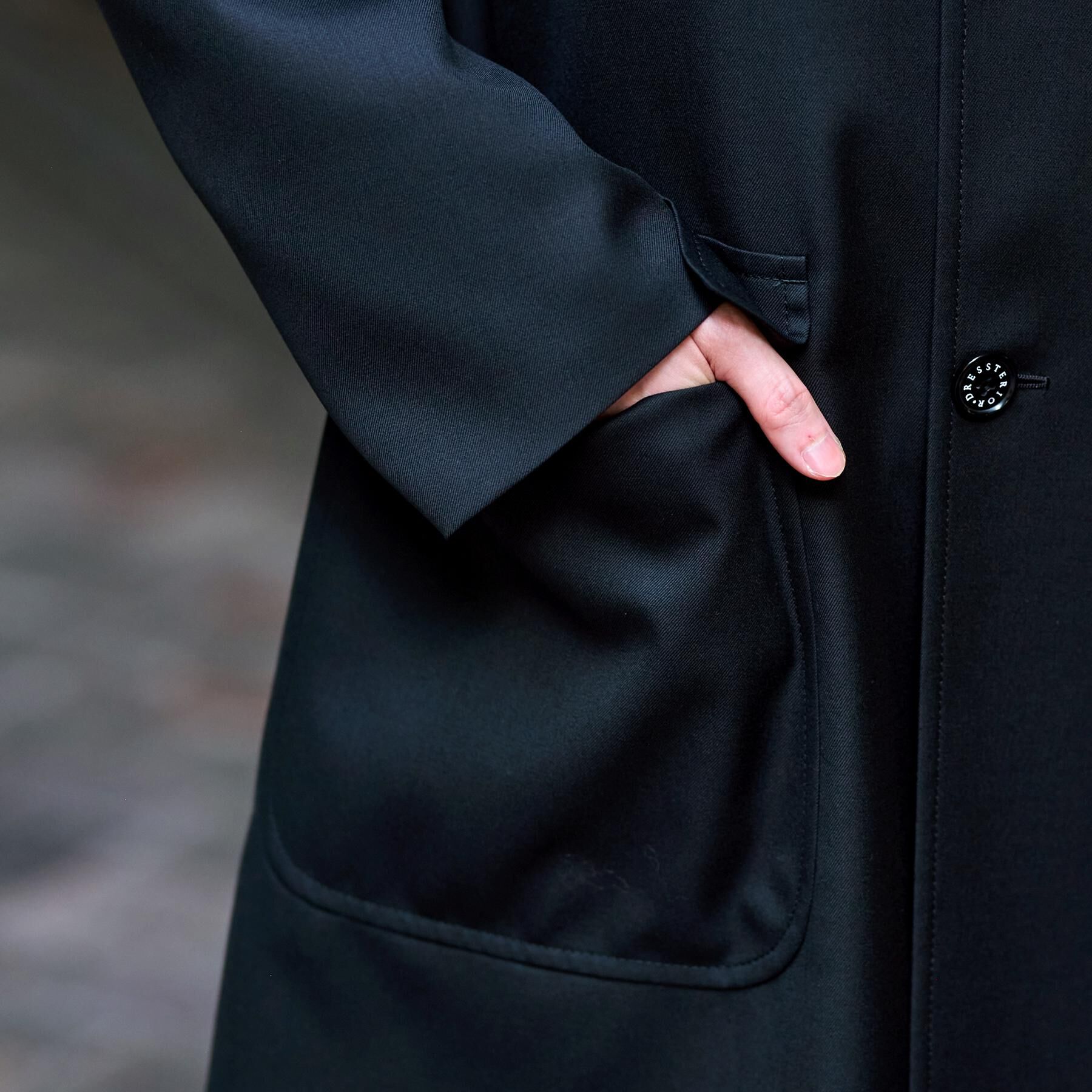 DRESSTERIOR「ウールギャバジン アルスターコート」|トレンチコート|